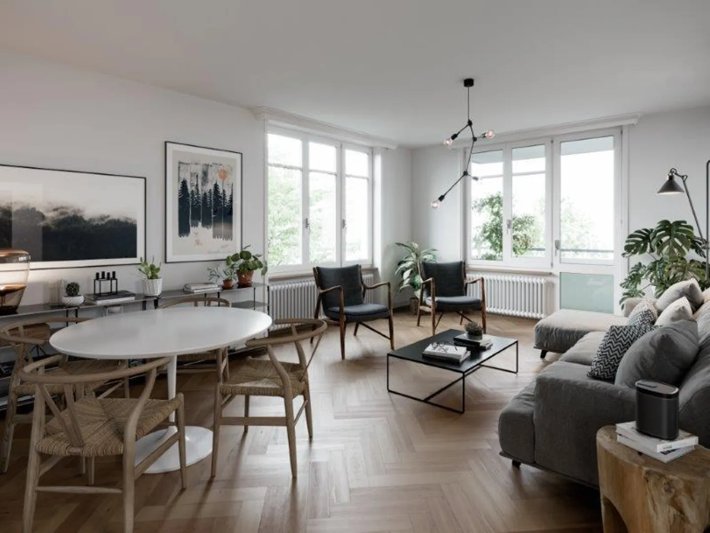 Charmante sanierte Wohnung - Foto 2 von 4