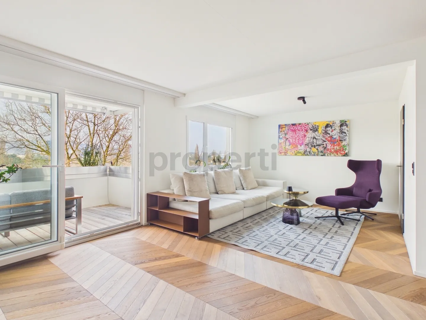 Furnished 3.5-room apartment with balcony, Zurich - Photo 2 of 13