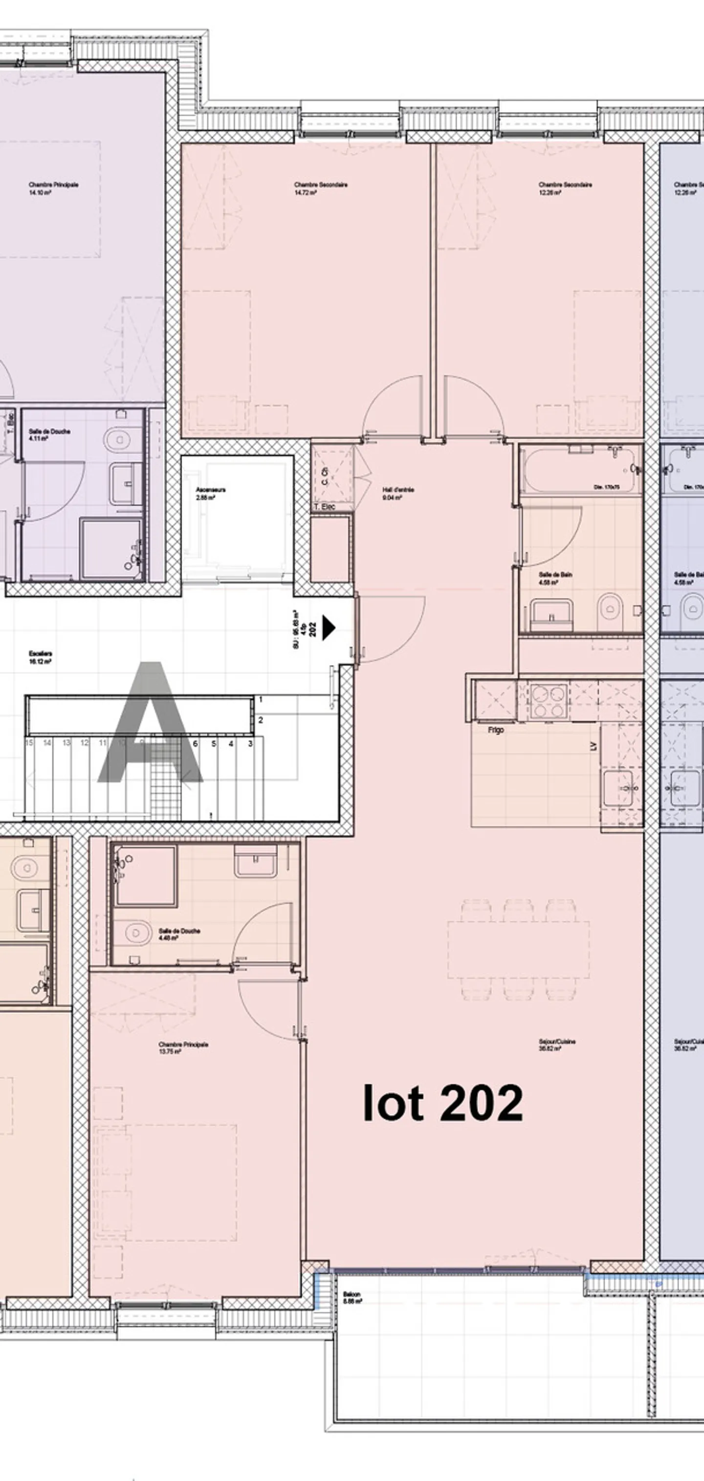 Nuovi appartamenti 4.5 di 100m² con balcone - Foto 6 di 10