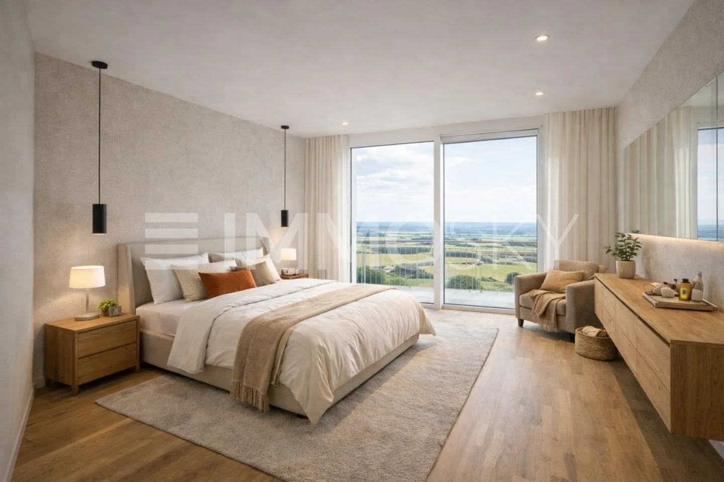 Moderner Duplex mit traumhafter Aussicht - Foto 4 von 5