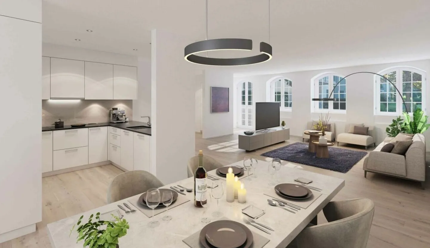 PRÊT À ÊTRE OCCUPÉ À PARTIR DE DÉCEMBRE 2026 ! Vie à la campagne près de la ville : Nouveaux appartements au cœur du village de Wermatswil - Photo 7 sur 12
