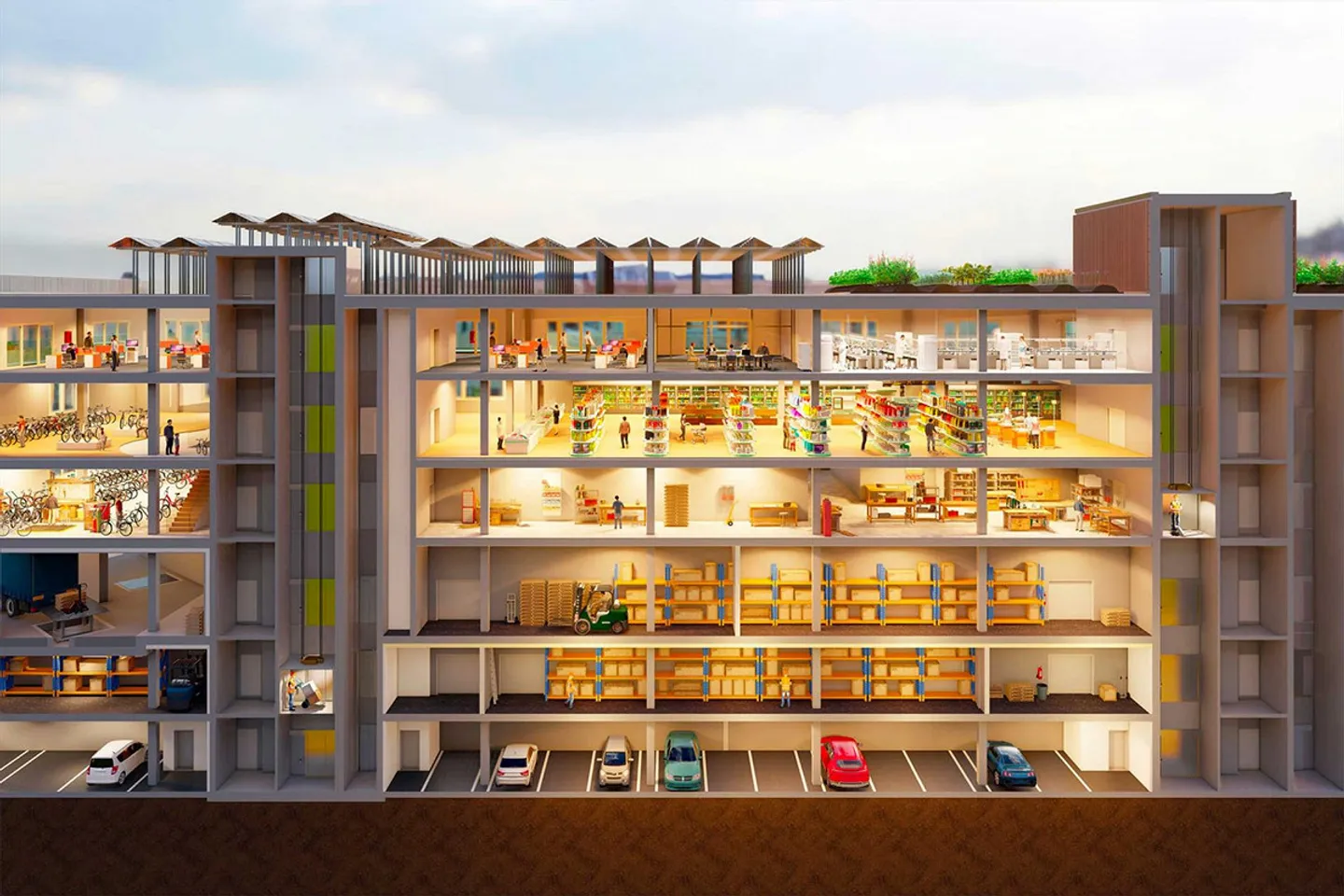 Il tuo laboratorio o sito di produzione nel cuore di un edificio Minergie ... - Foto 3 di 4