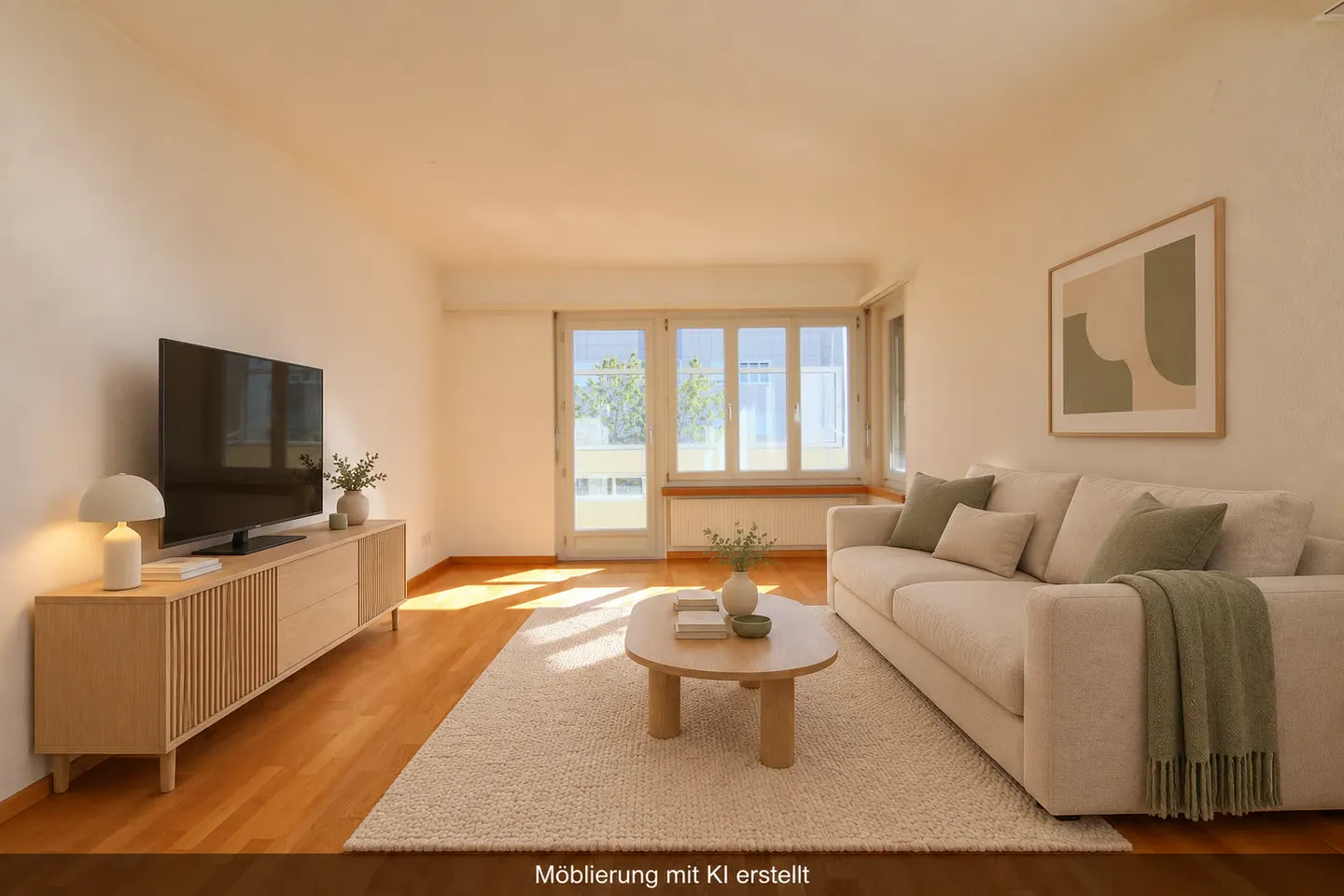 Appartement lumineux avec balcon et vue panoramique (y compris 2 places de parking) - Photo 1 sur 12