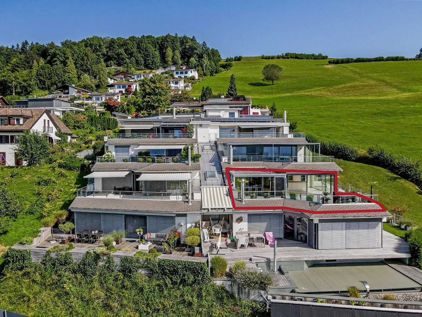 Appartamento esclusivo con terrazza in una posizione splendida con vista libera - Foto 11 di 11