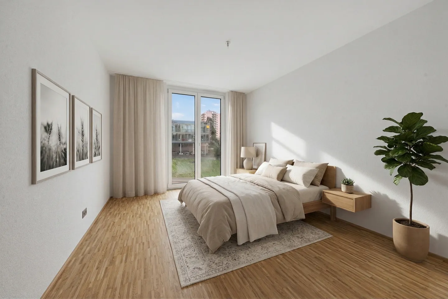 New 3.5 room apartment of 70m² with balcony - Photo 3 of 10