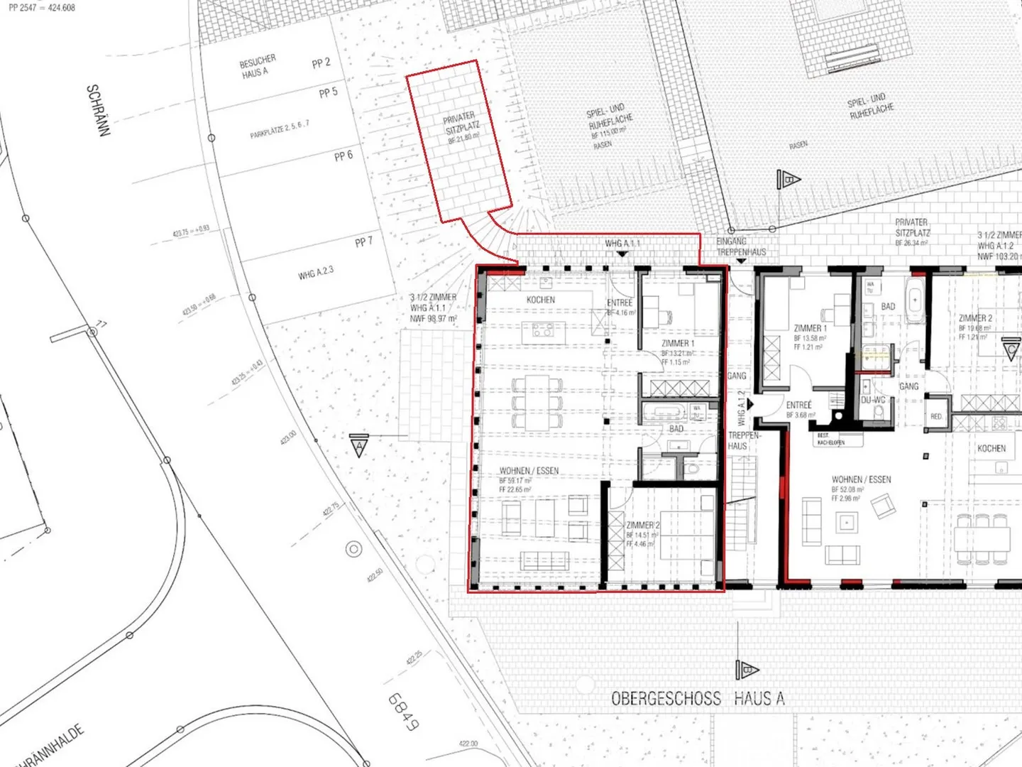 Appartement lumineux de 3,5 pièces à tomber amoureux - Photo 15 sur 15