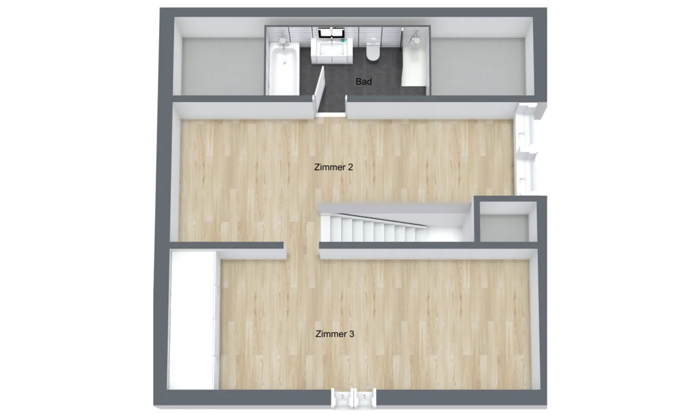 Stylish and high-quality maisonette apartment with large gallery, balcony, and quiet living environment - Photo 14 of 15