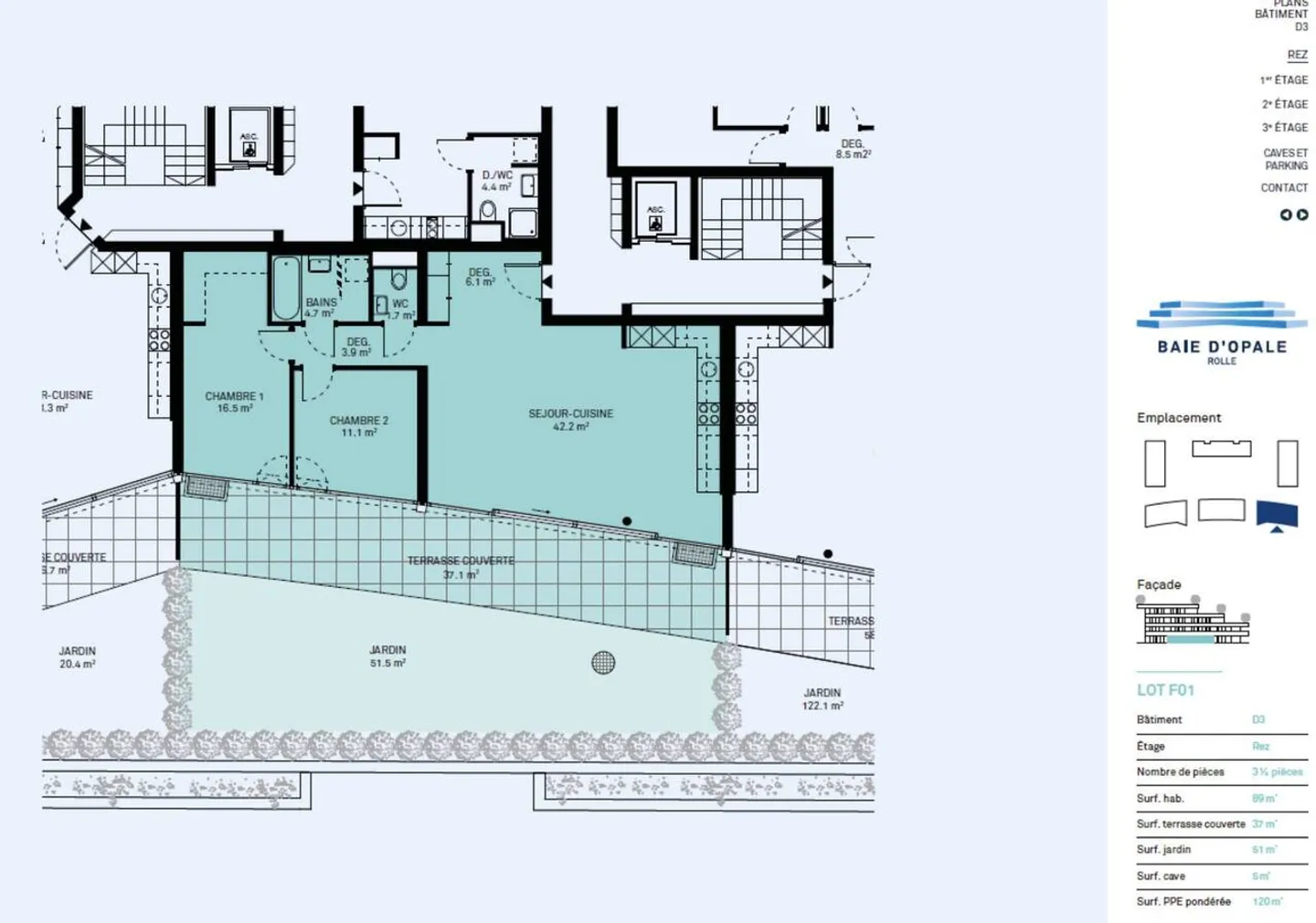 Appartement Neuf avec Terrasse - Photo 5 sur 6