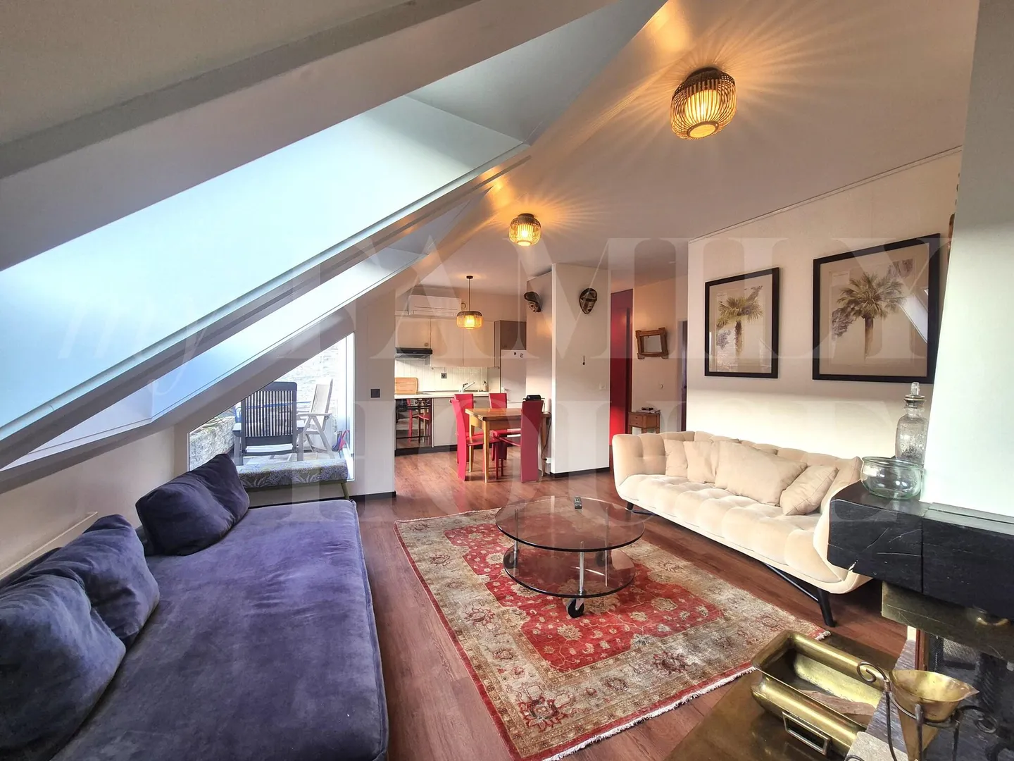 Very beautiful penthouse with terraces in the heart of the Eaux-Vives district - Photo 4 of 6