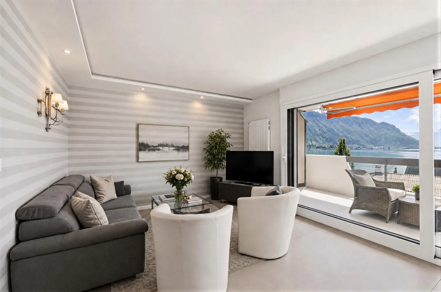 Appartamento con vista lago, 3,5 locali - Foto 1 di 4