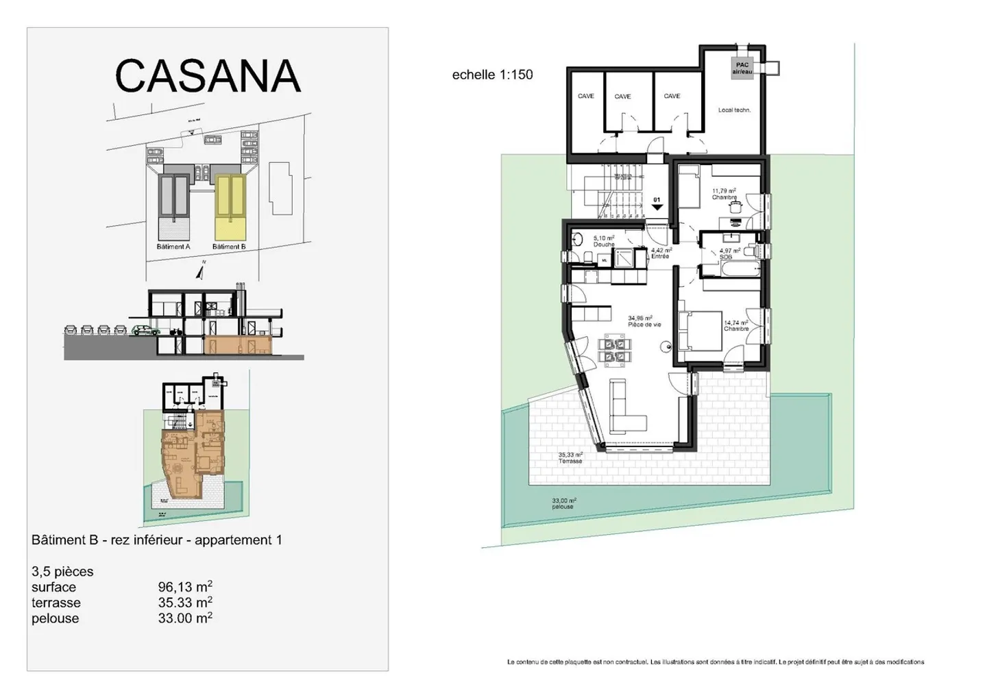 Magnifique 3.5 pièces neuf avec jardin privatif – Savièse - Photo 4 sur 4