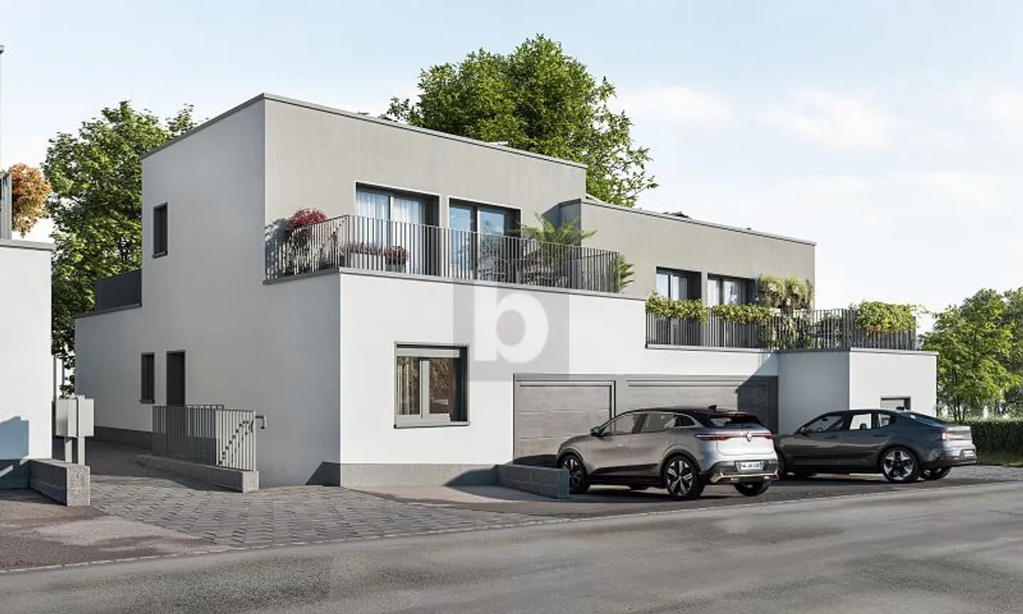 MINERGIE! NEUBAU MIT ZWEI TERRASSEN UND GARTEN - Foto 1 von 6