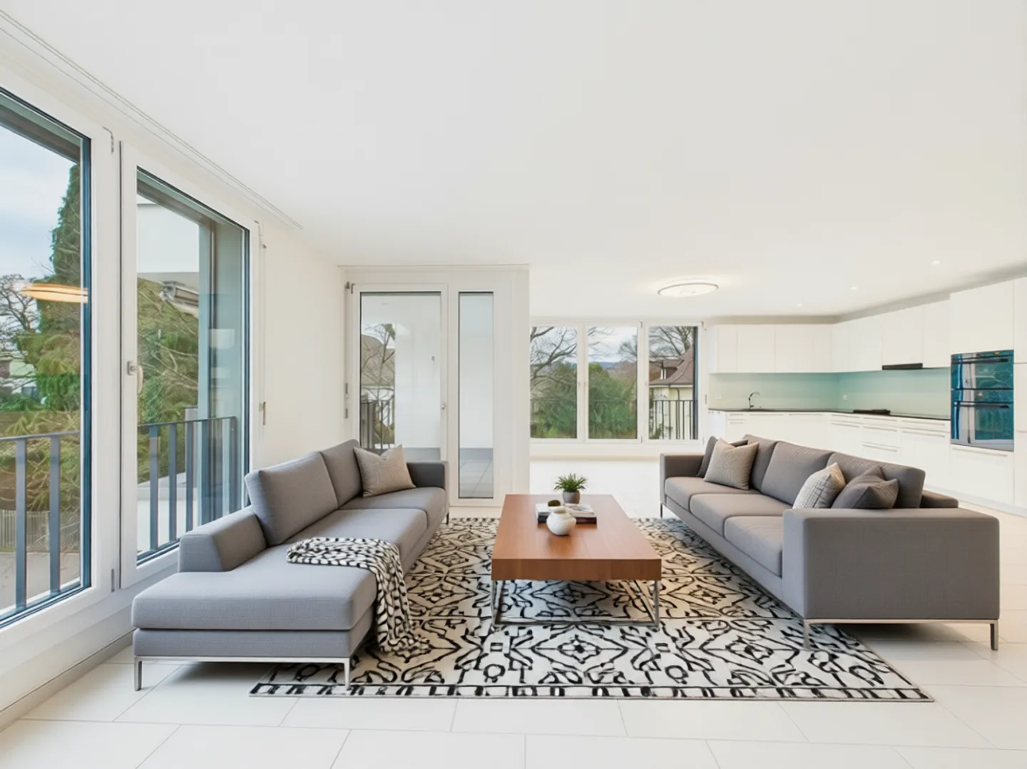 Helle Räume, ruhige Lage  3.5-Zimmer-Wohnung mit Balkon - Foto 2 von 12