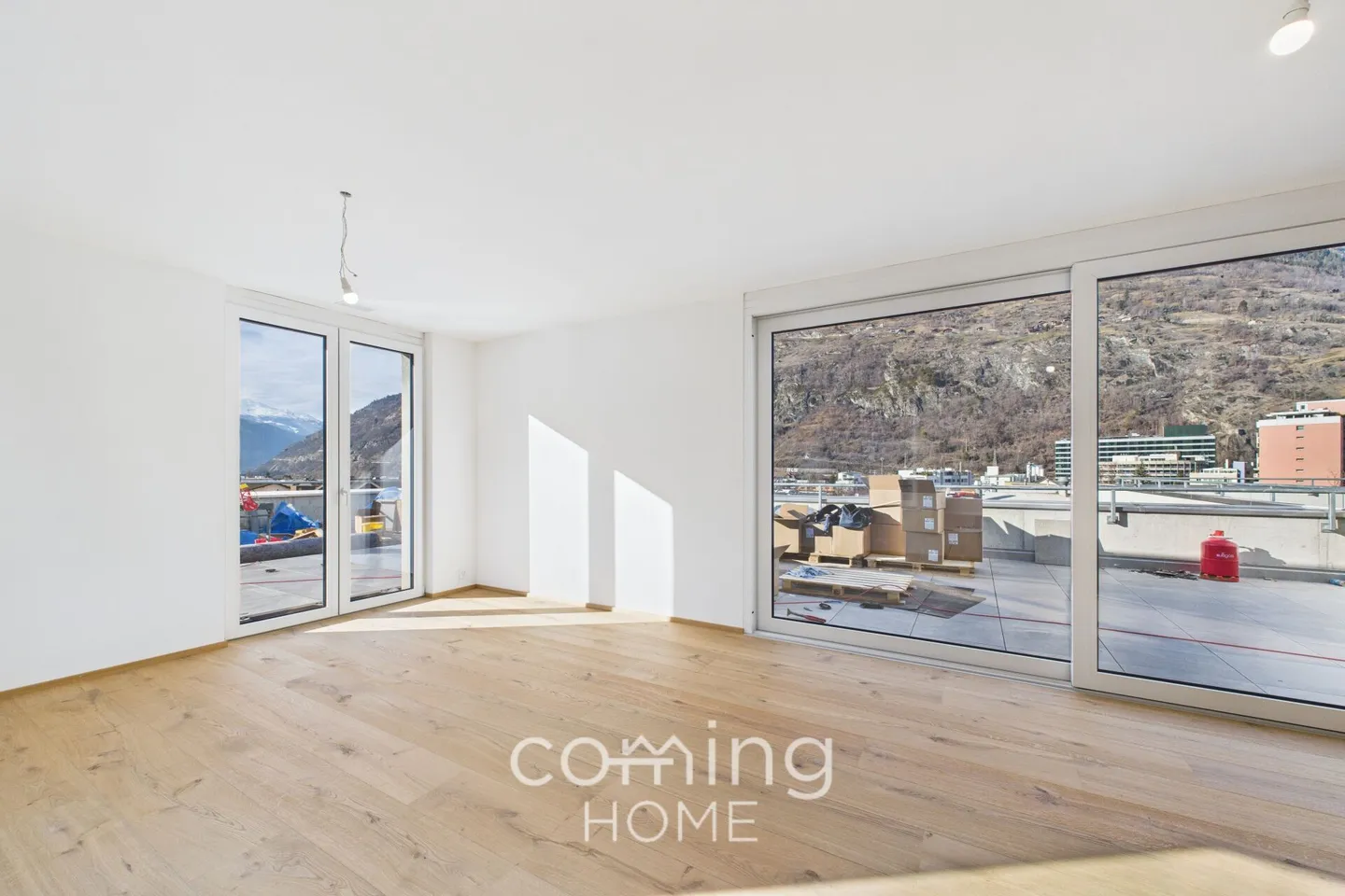 Attico moderno di 2,5 stanze nel centro di Brig-Glis - Foto 4 di 12