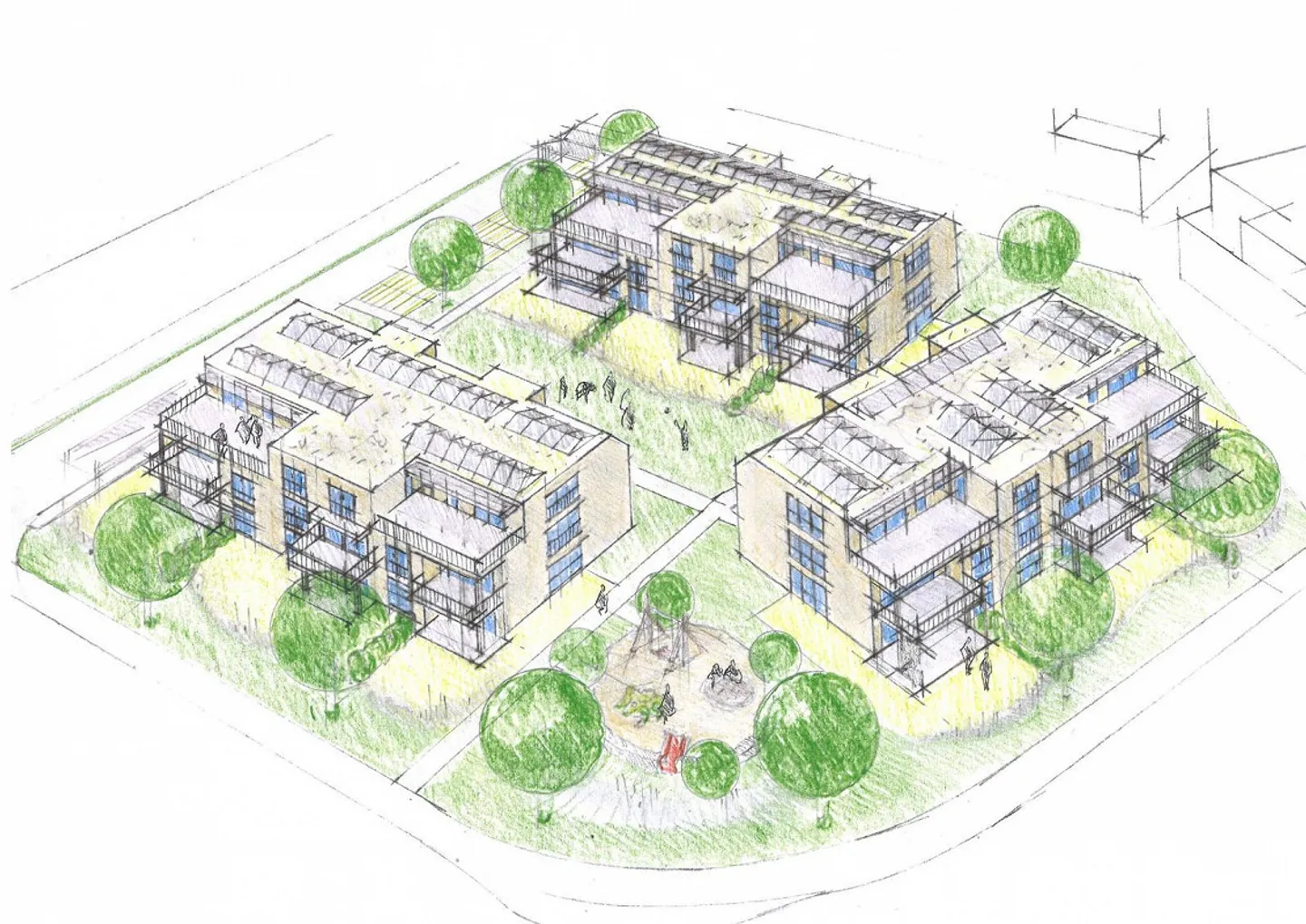 Appartamento attico di 4,5 stanze con bella vista - Foto 2 di 6