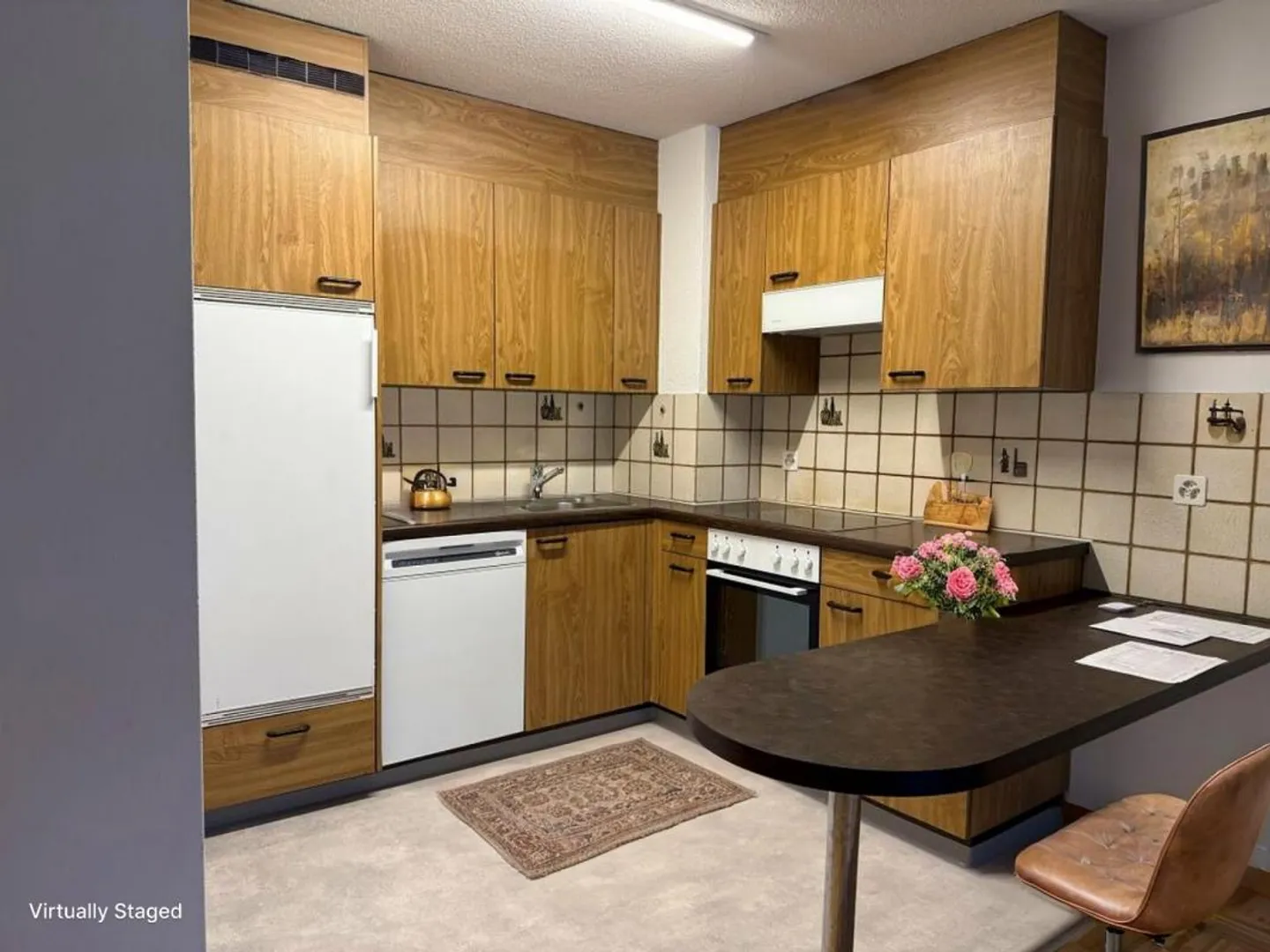 Votre appartement ensoleillé en ville avec cheminée! - Photo 2 sur 9