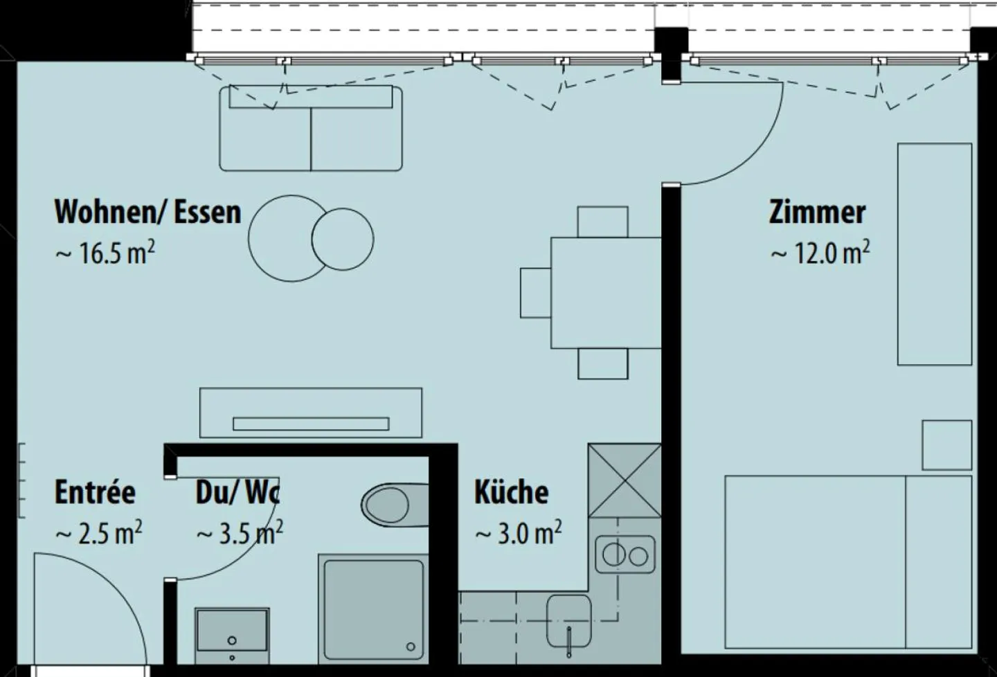Moderne Single-Wohnung - Foto 7 von 7