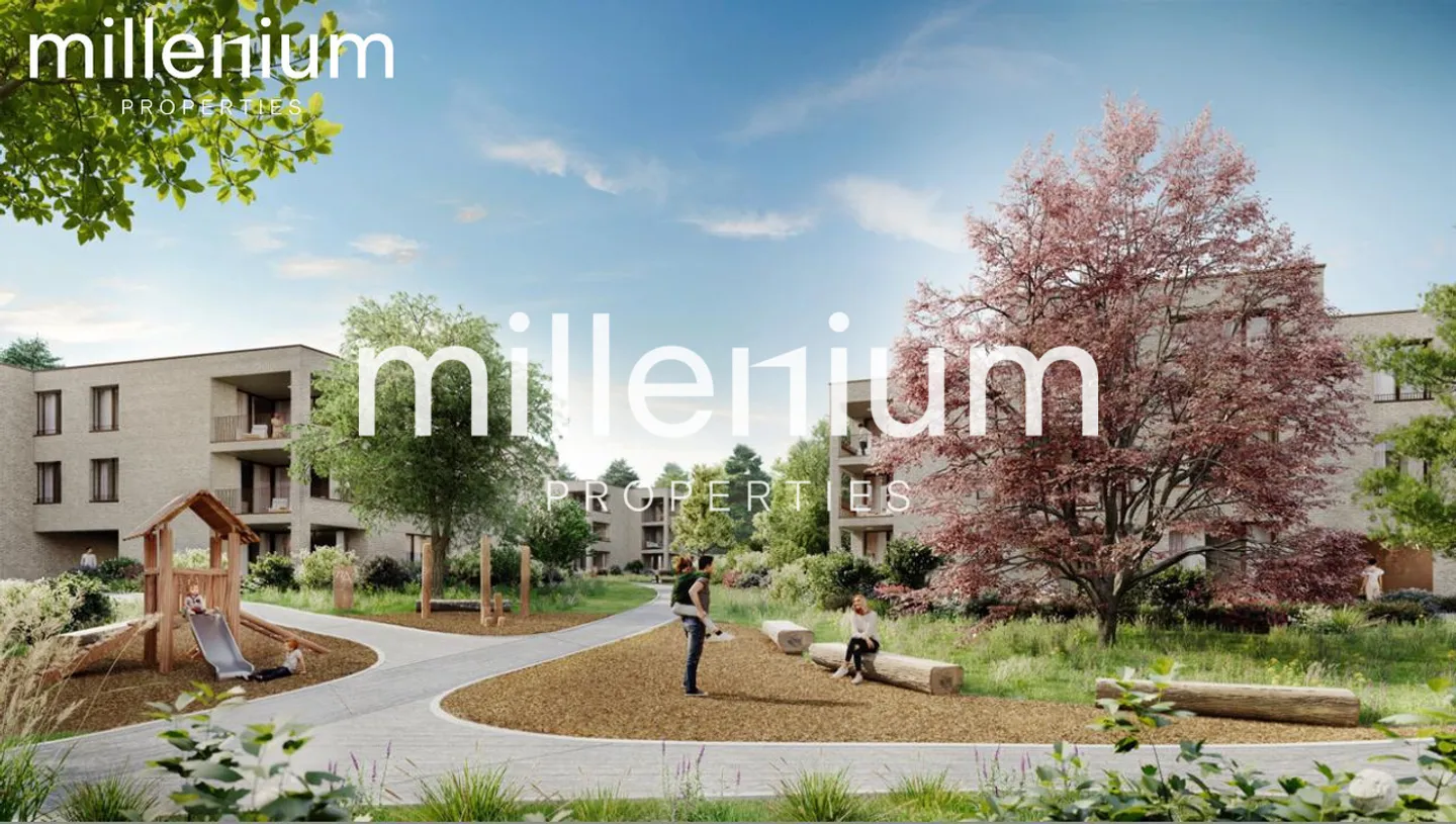 Außergewöhnliche möblierte Neubauwohnung mit Loggia und freiem Blick - Foto 5 von 7