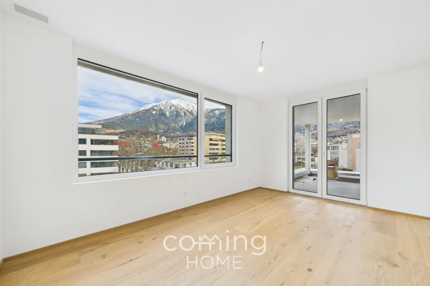 Stilvolle 2,5-Zimmer-Wohnung mit Balkon und Alpenblick in zentraler Lage in Brig-Glis - Foto 6 von 11