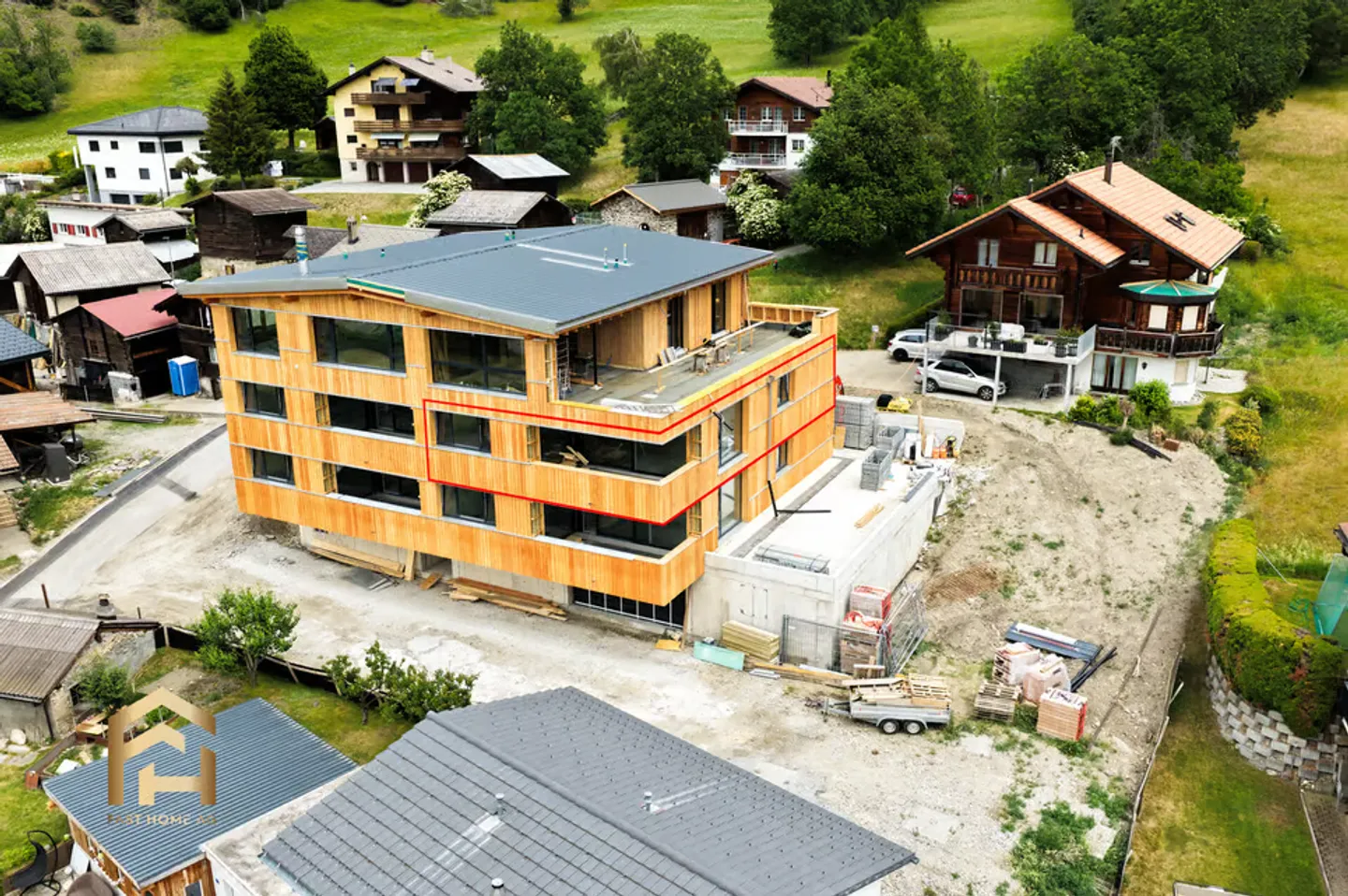 Appartement de 4,5 pièces de haute qualité au 2ème étage à Ried-Brig - Photo 12 sur 13