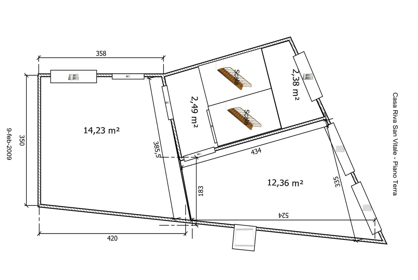 STORICA CASA 5.5 LOCALI RISTRUTTURATA A RIVA SAN VITALE - Foto 8 di 12