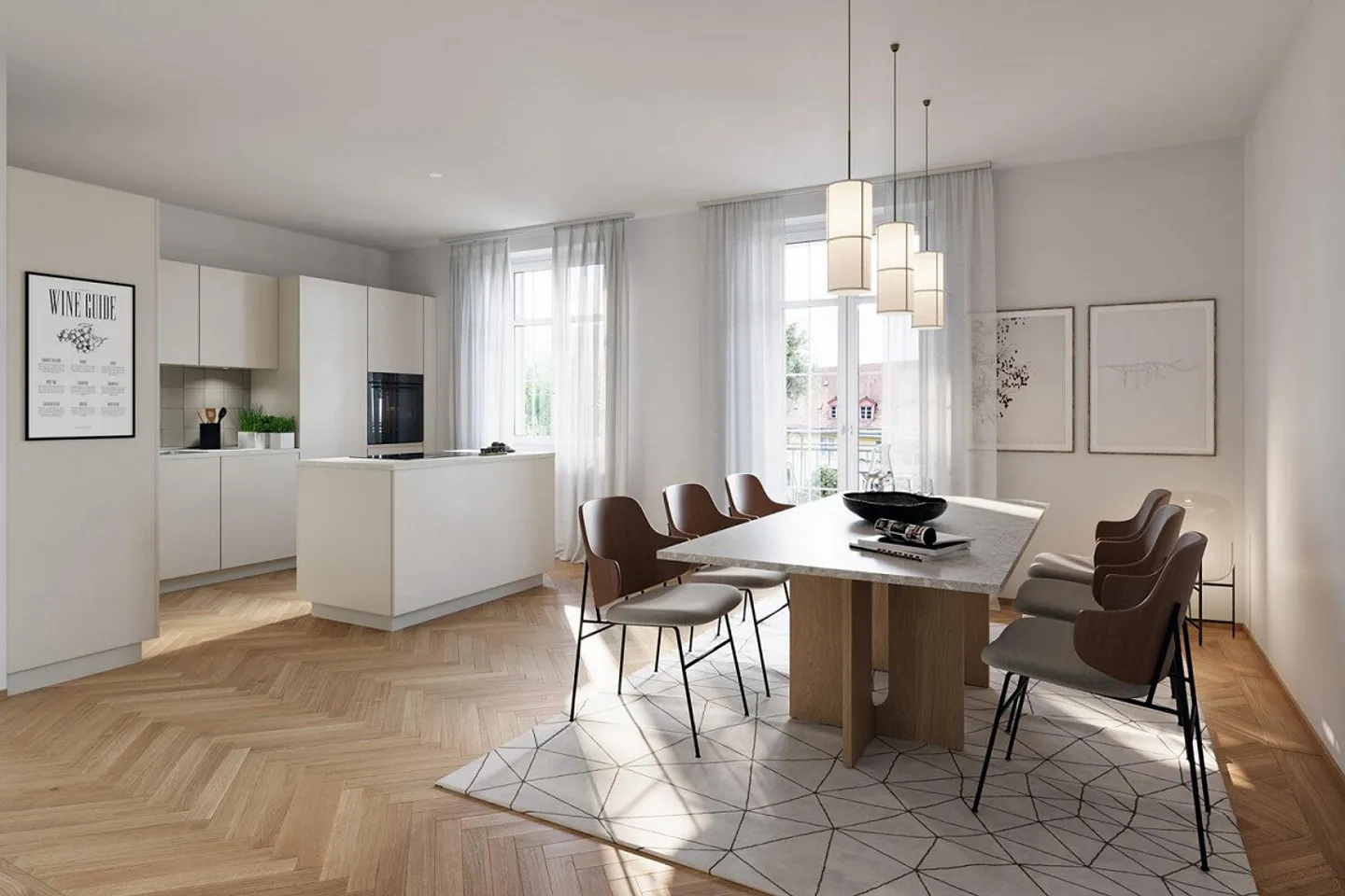 Stylische Wohnung im Stadtzentrum - Foto 2 von 5