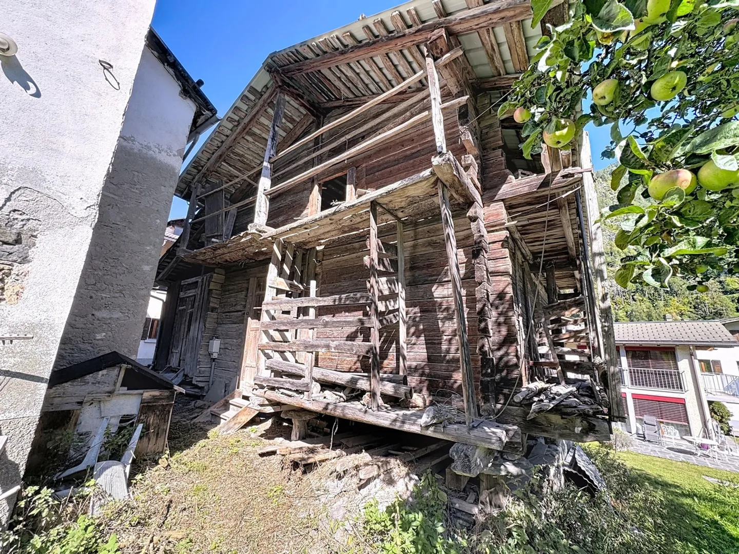 Traditionelle Walliser Scheune - Foto 3 von 5
