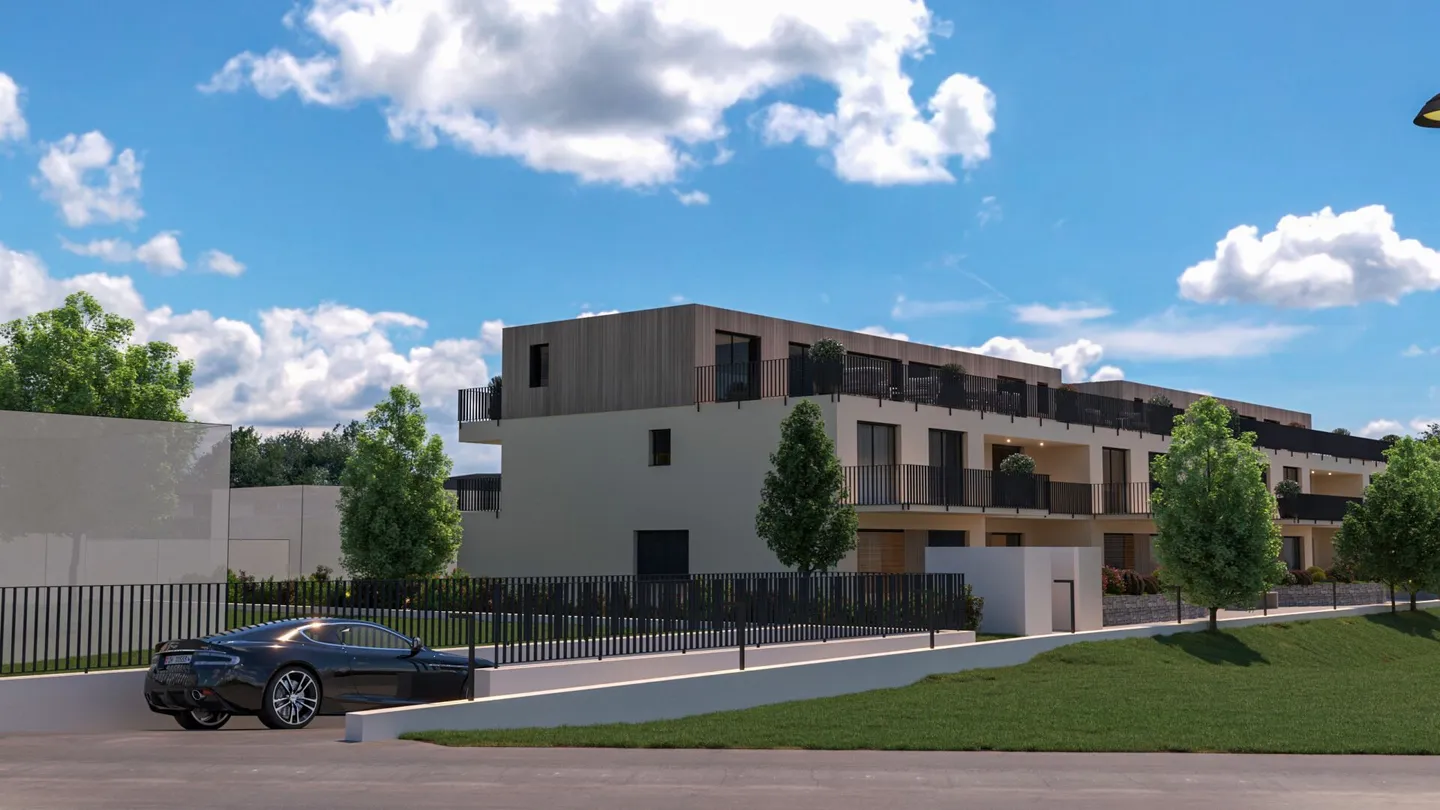 Le ciel est la limite : nouvel appartement en attique avec chambre principale et terrasse de 79 m² - Photo 11 sur 15