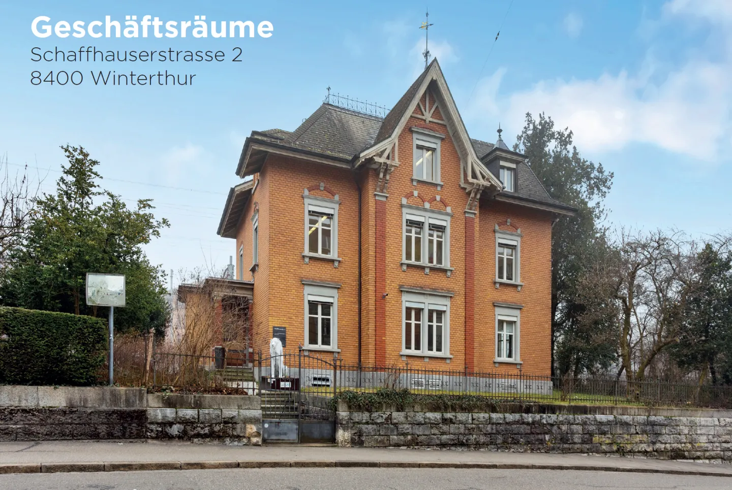 Spazio commerciale e per uffici in una bellissima villa cittadina – Direttamente alla stazione ferroviaria di Winterthur - Foto 4 di 5