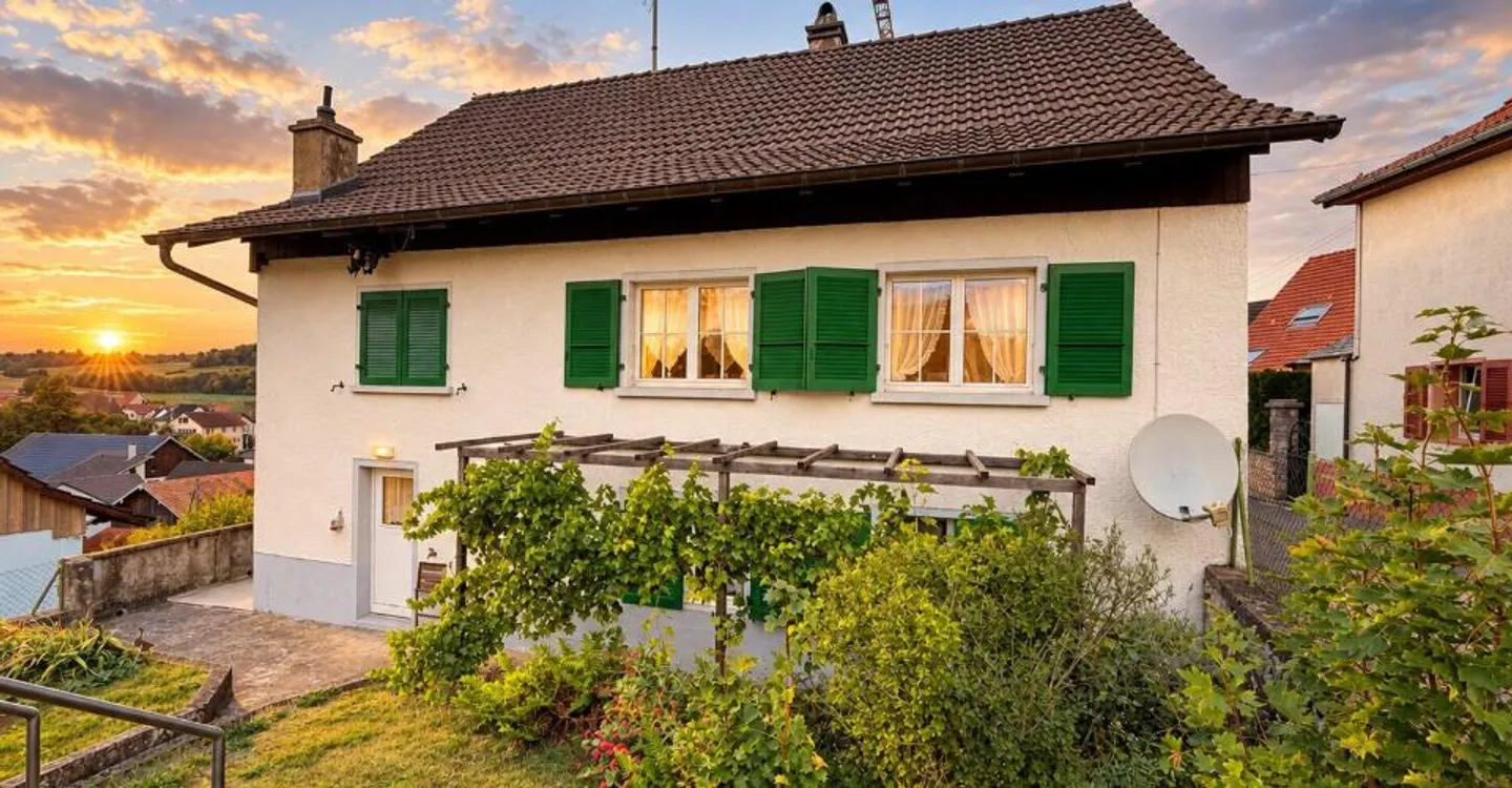 À vendre maison de 5.5 pièces dans le village de Chevenez - Foto 1 von 13