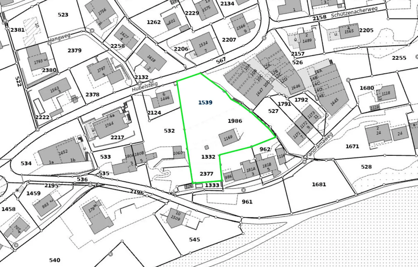 Terreno edificabile in posizione soleggiata a Schöftland di 2119 m² - Foto 1 di 1