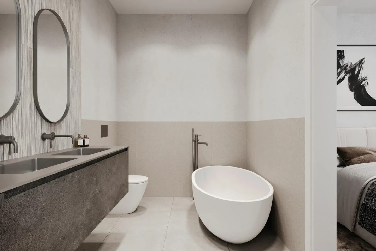 Appartement avec 3,5 pièces au rez-de-chaussée avec jardin - Photo 5 sur 9