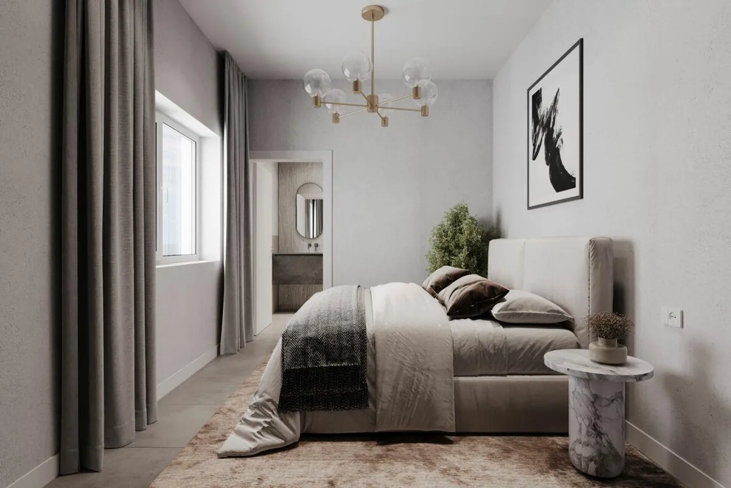 Appartement avec 3,5 pièces au rez-de-chaussée avec jardin - Photo 4 sur 9
