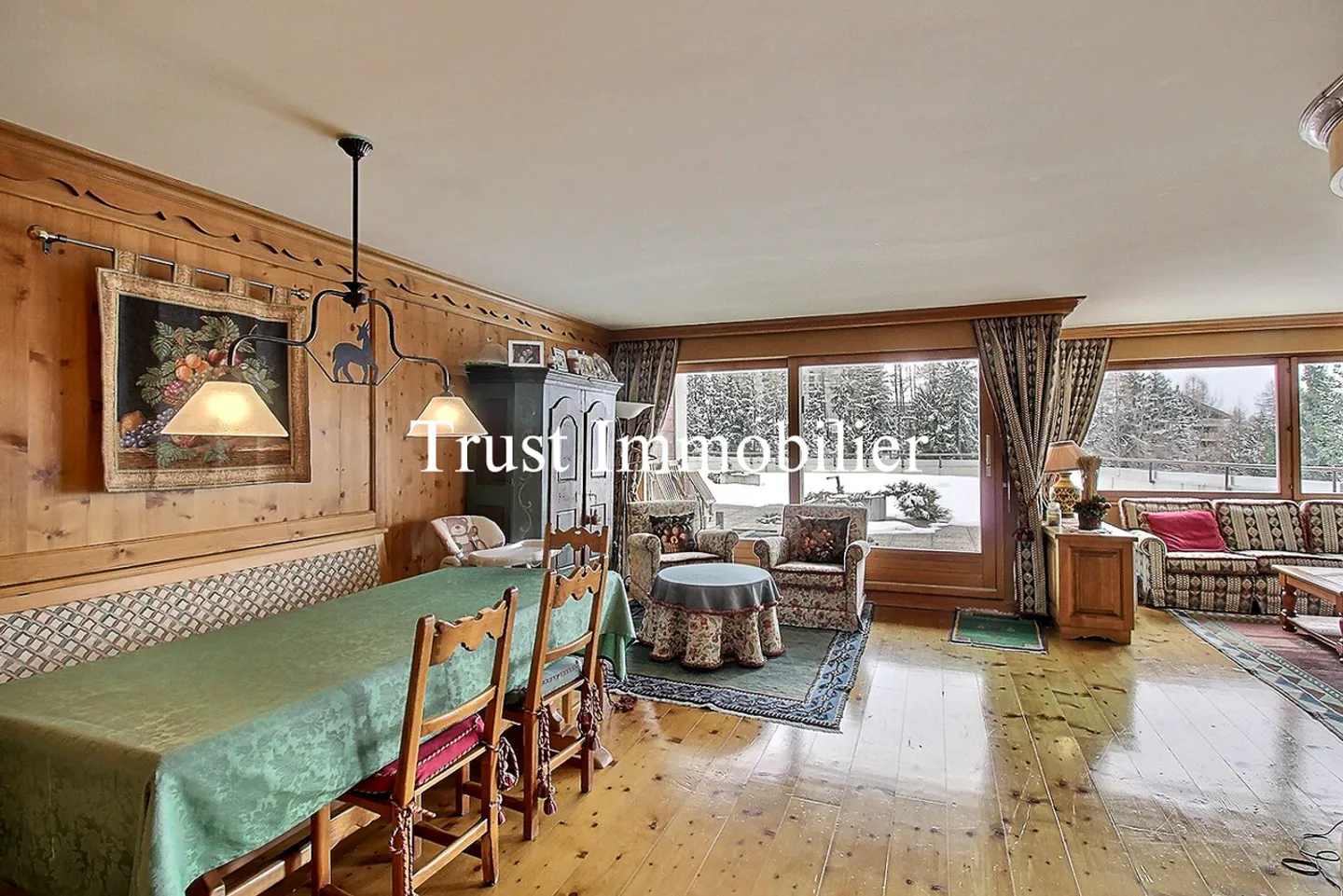 5009. Crans Zentrum. 5,5 Zimmer Wohnung - Foto 4 von 16