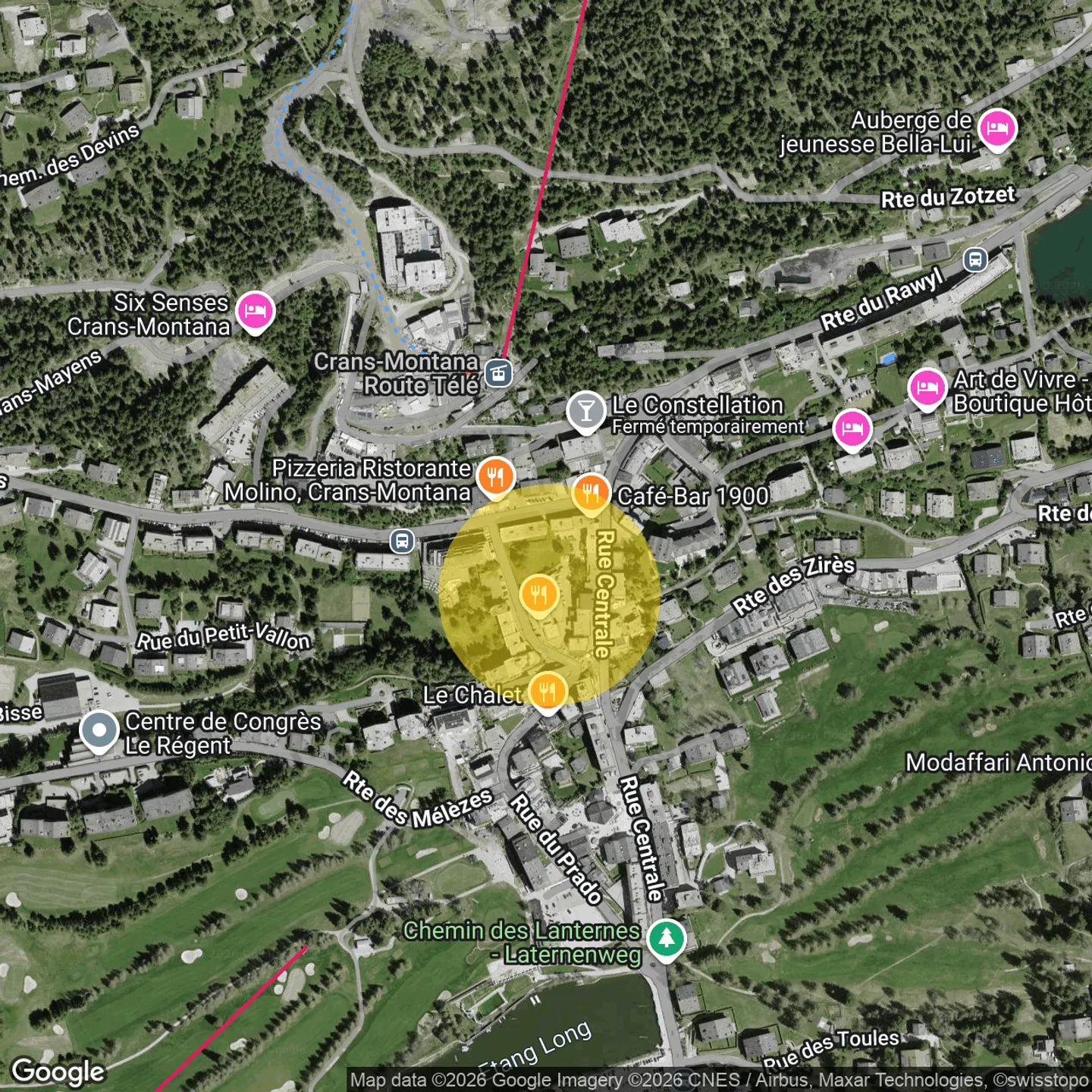 5009. Crans Zentrum. 5,5 Zimmer Wohnung - Foto 15 von 16