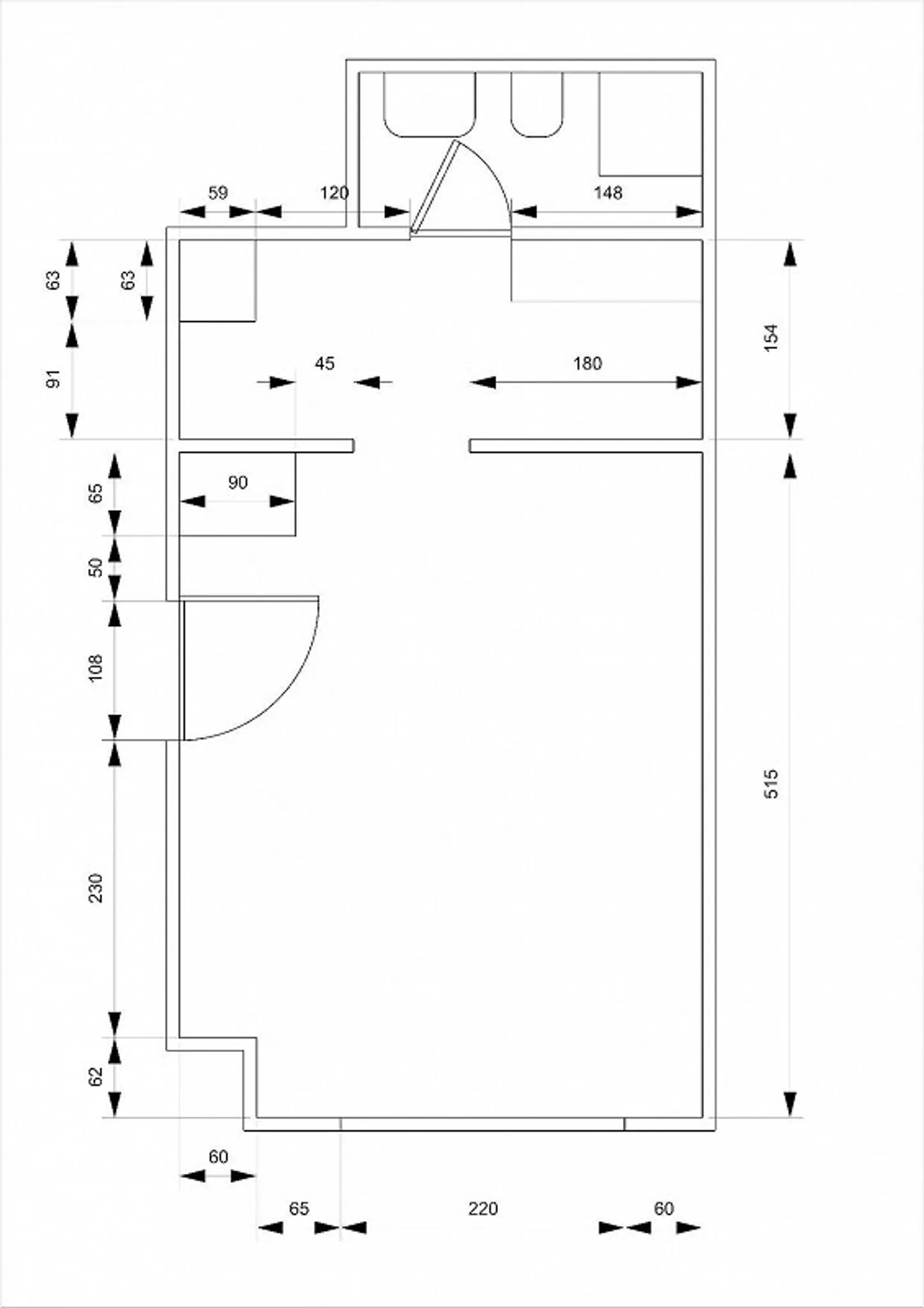 Appartement simple moderne dans un emplacement central et calme - Photo 5 sur 6
