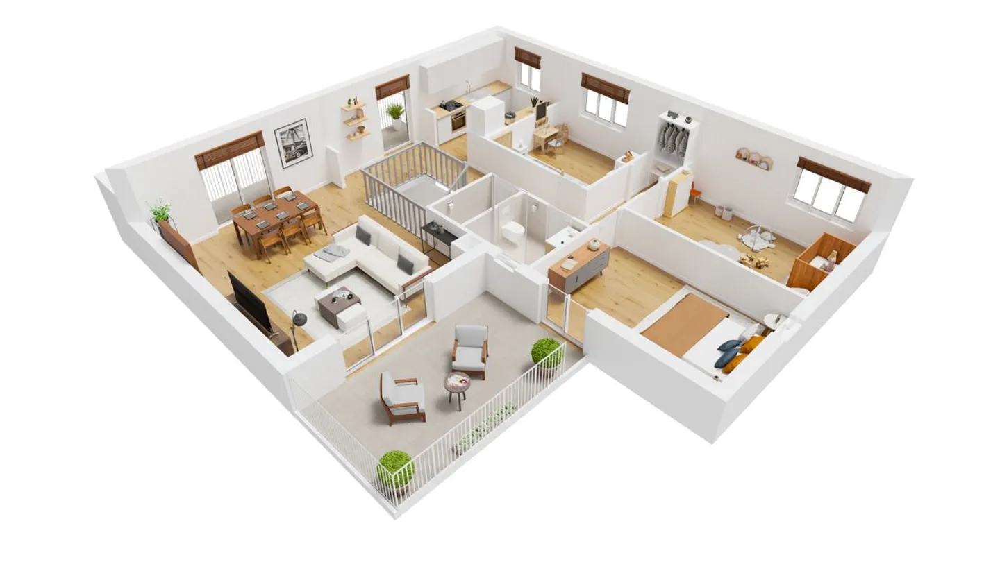 Appartamento attico ristrutturato di 4,5 locali con 2 terrazze - Foto 7 di 8