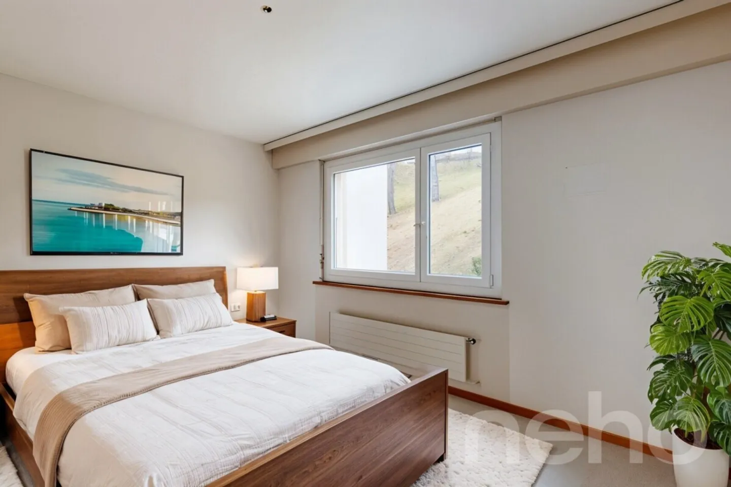 Appartement lumineux de 4 pièces dans les hauteurs de la ville avec balcon + garage - Photo 8 sur 13