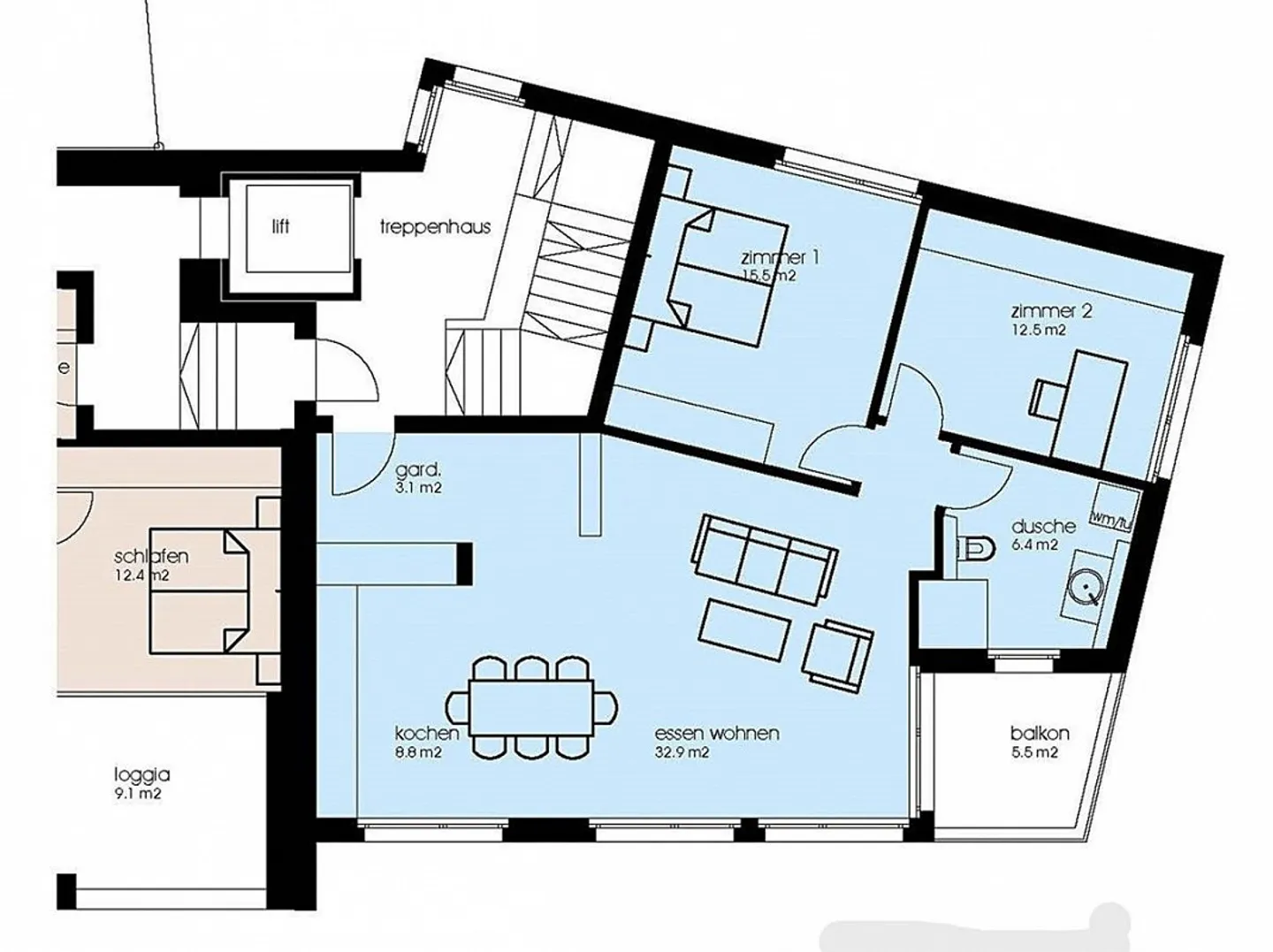 Appartement élégant de 3,5 pièces au centre de Dietikon – Vie urbaine... - Photo 10 sur 10