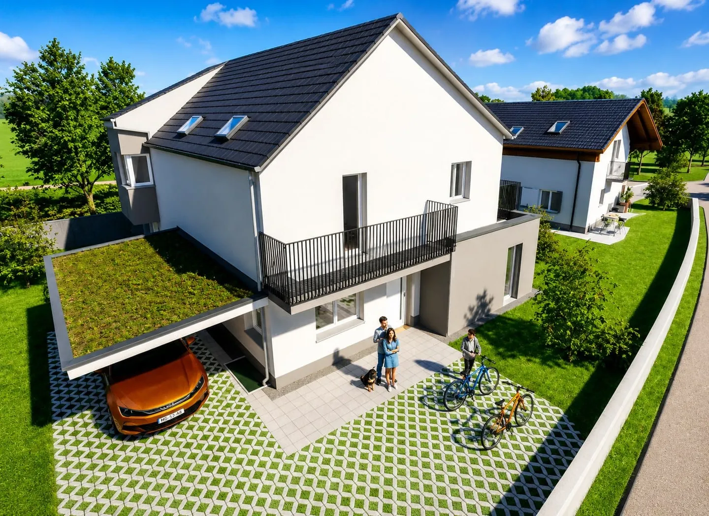 Modernes Einfamilienhaus mit Garten - Foto 1 von 7