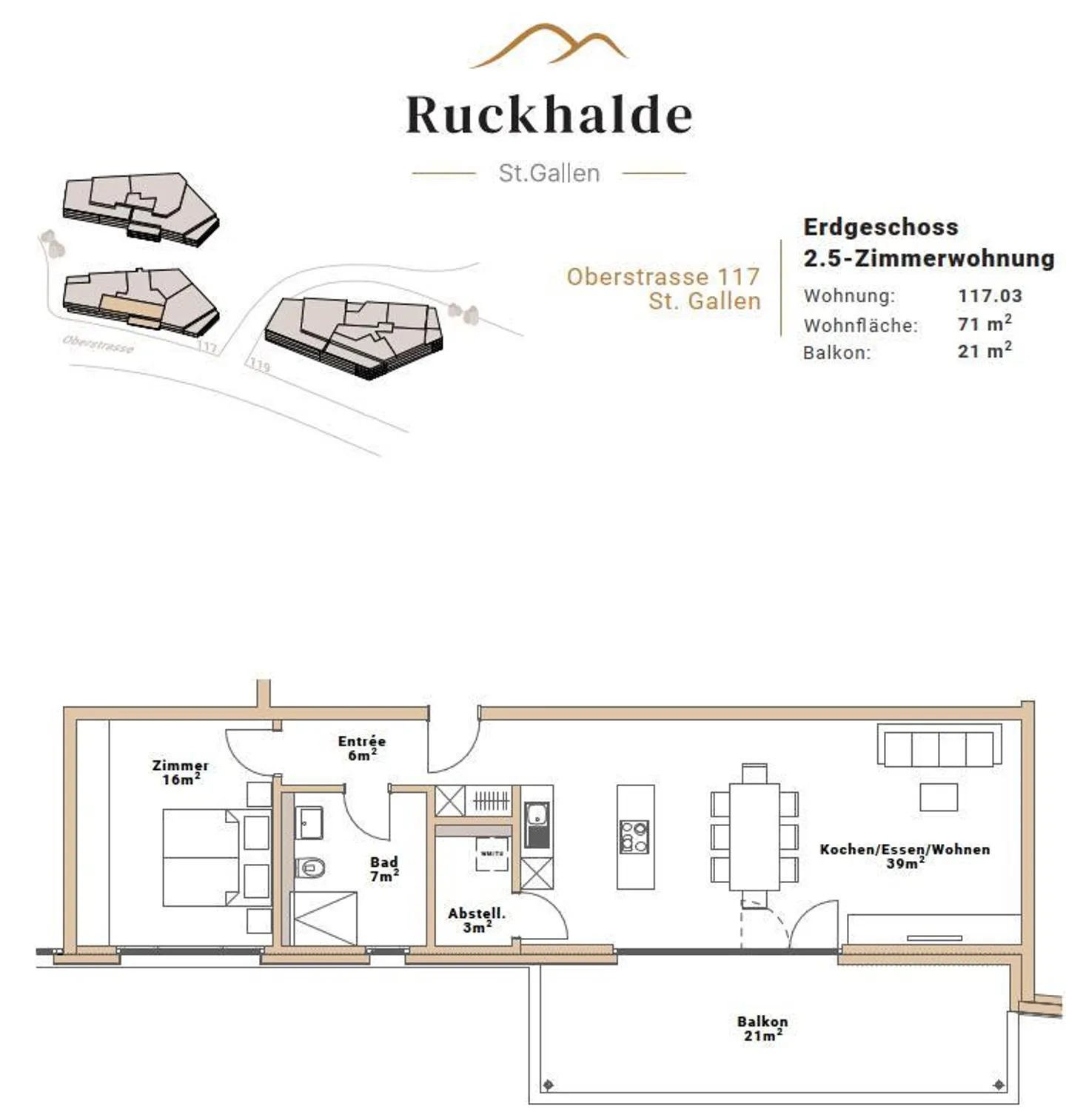 2.5 Room Apartment in St. Gallen - Photo 10 of 13