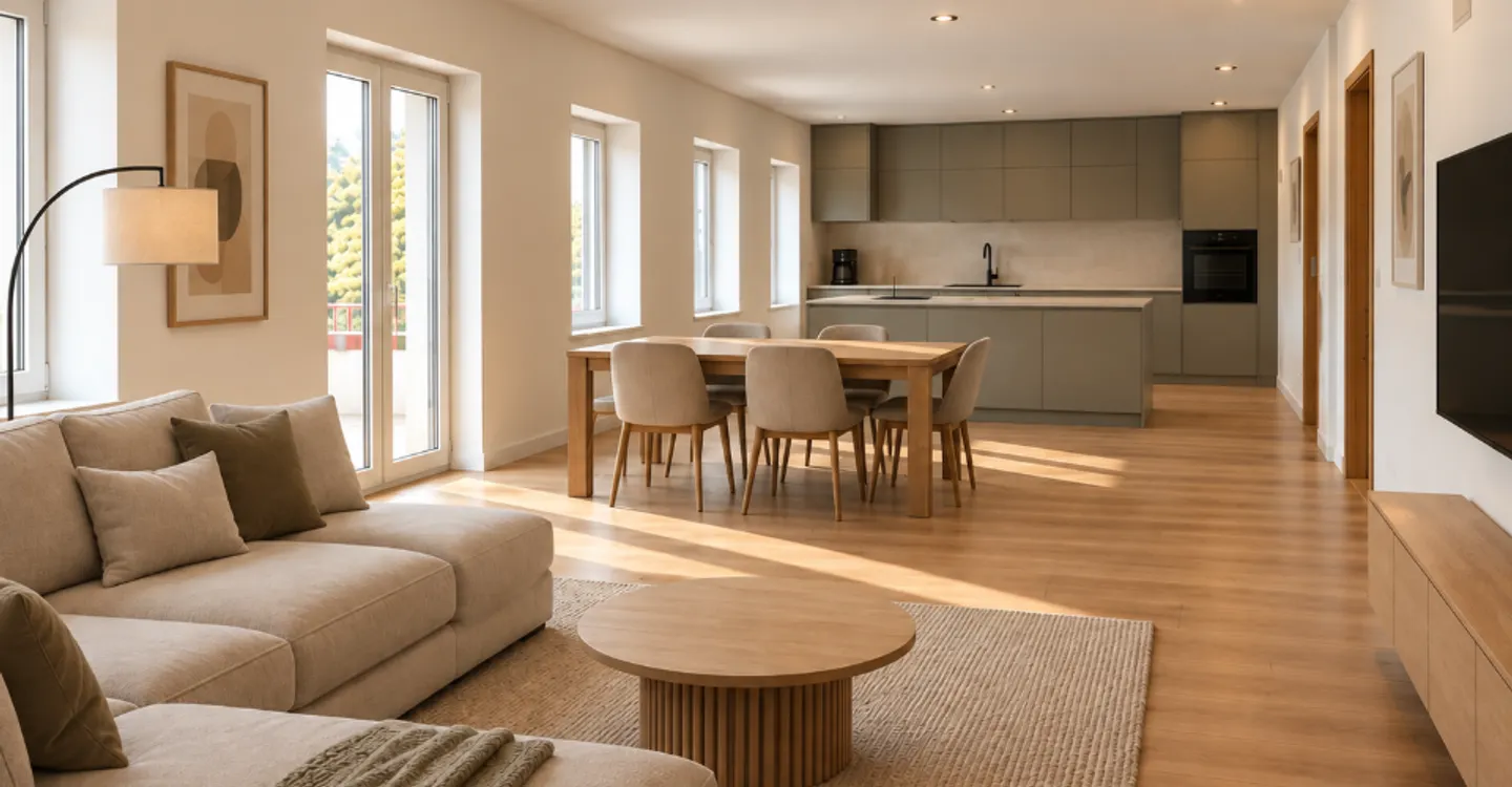 Appartement 4,5 pièces rénové   3 chambres au 1er étage - Photo 1 of 7