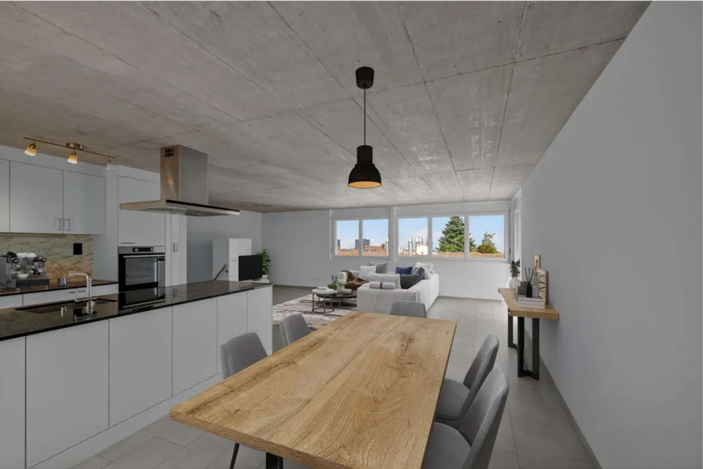 Modernes Wohnen mit Bodenseeblick und schönem Garten - Foto 3 von 12