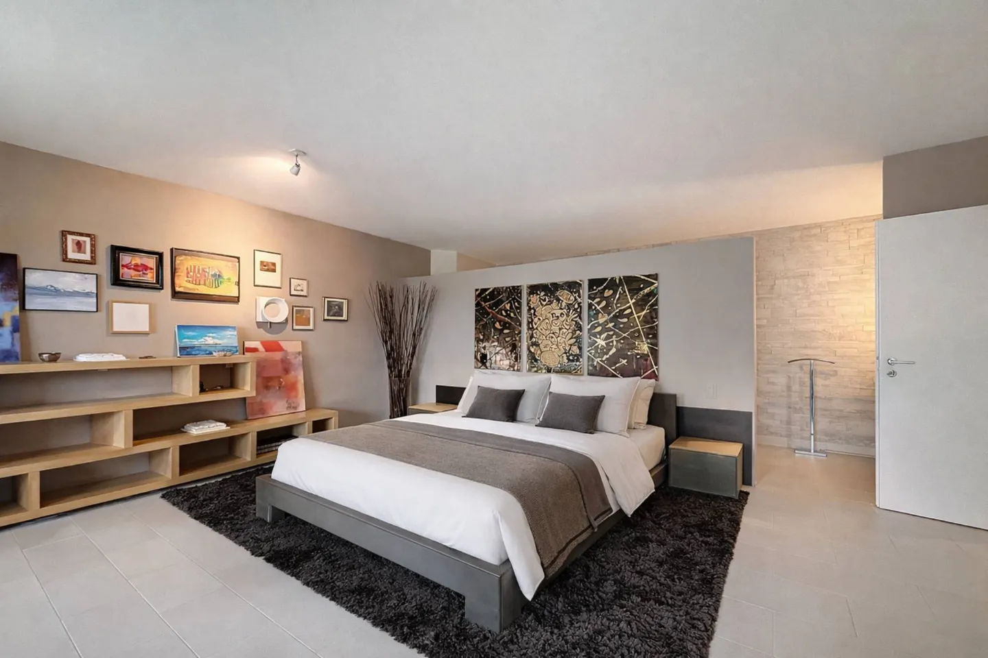 Zeitgenössische Wohnung mit Garten - Foto 5 von 9