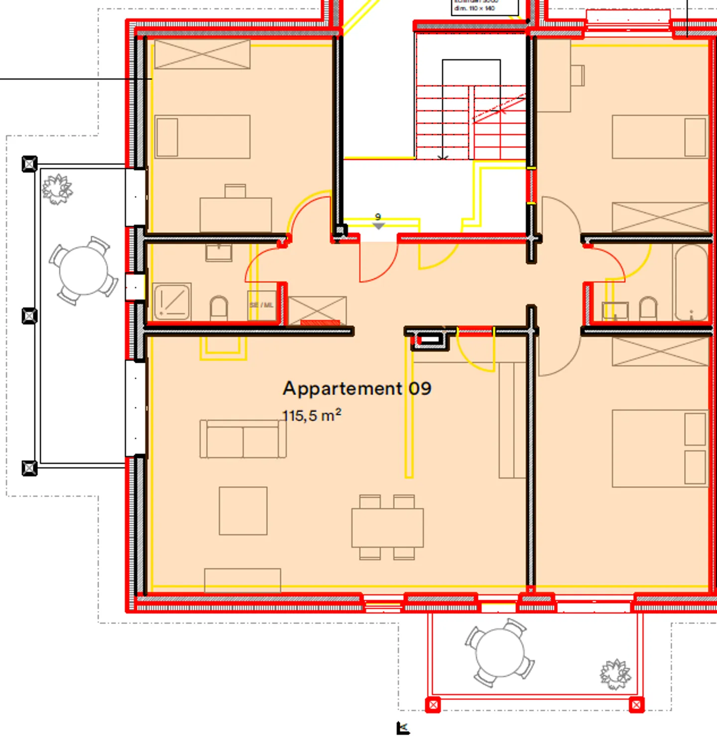 4-room apartment - Photo 12 of 12