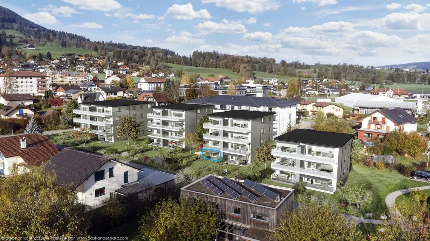 2.5 rooms on the ground floor - new construction - Photo 10 of 10