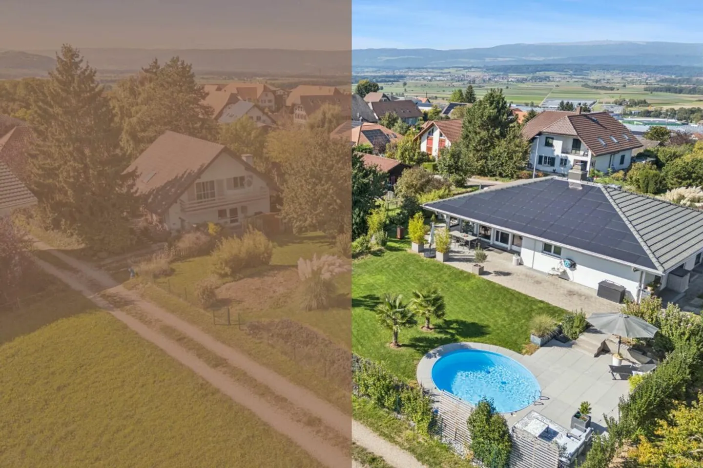 Maison individuelle élégante de 5,5 pièces avec paradis de jardin et vue sur les Alpes - Photo 1 sur 14