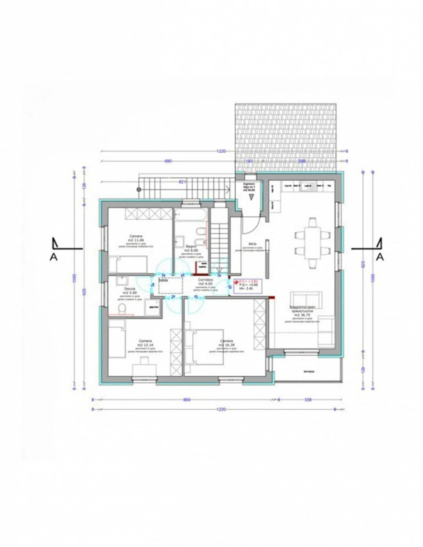 Duplex moderno a Cresciano - Foto 12 di 13