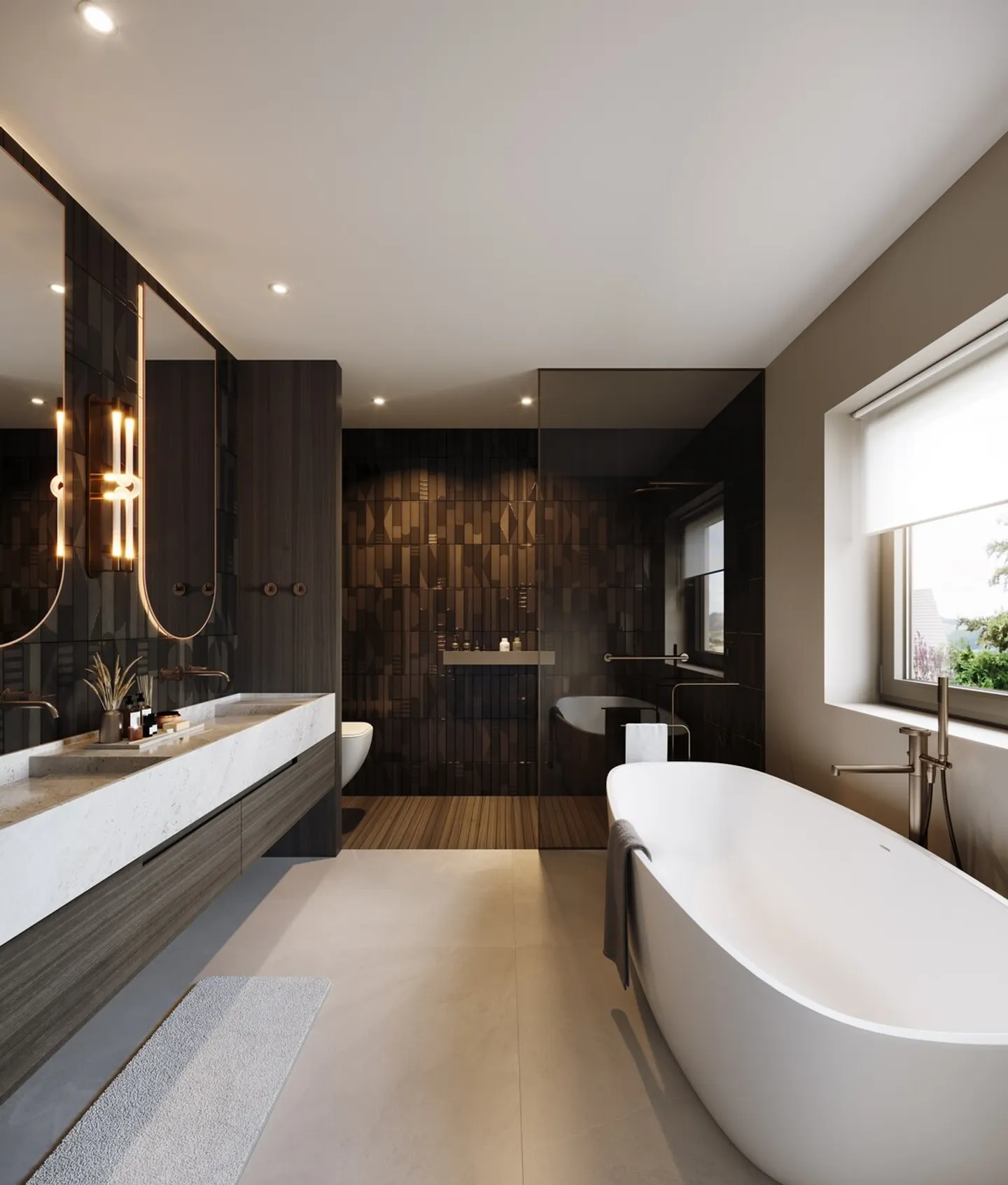 Residential enjoyment in elevated location - New 5 ½ room semi-detached houses (A) in Wohlen - Photo 5 of 6