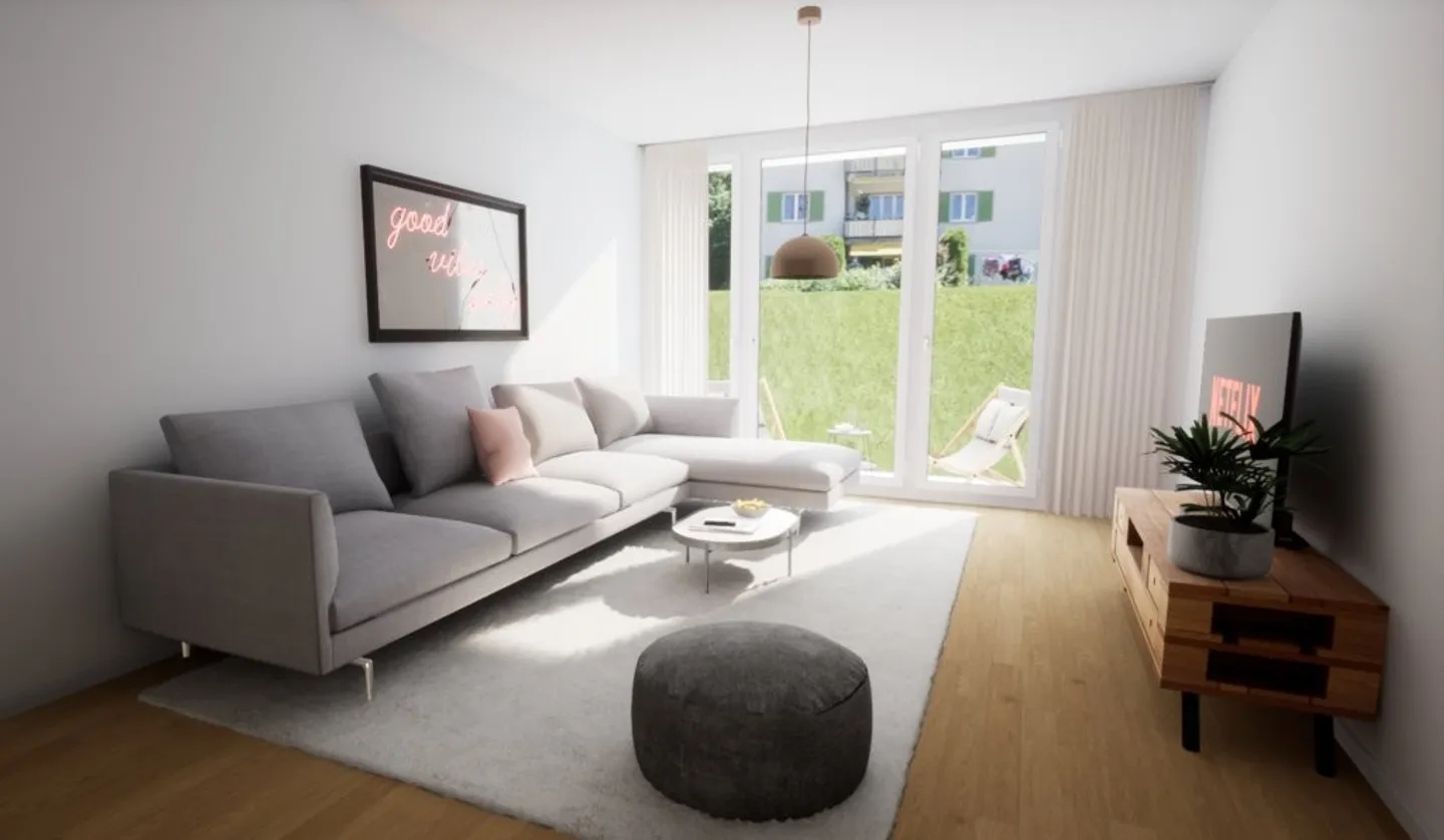 Smartes Familienapartment in Waldacker - Foto 1 von 9